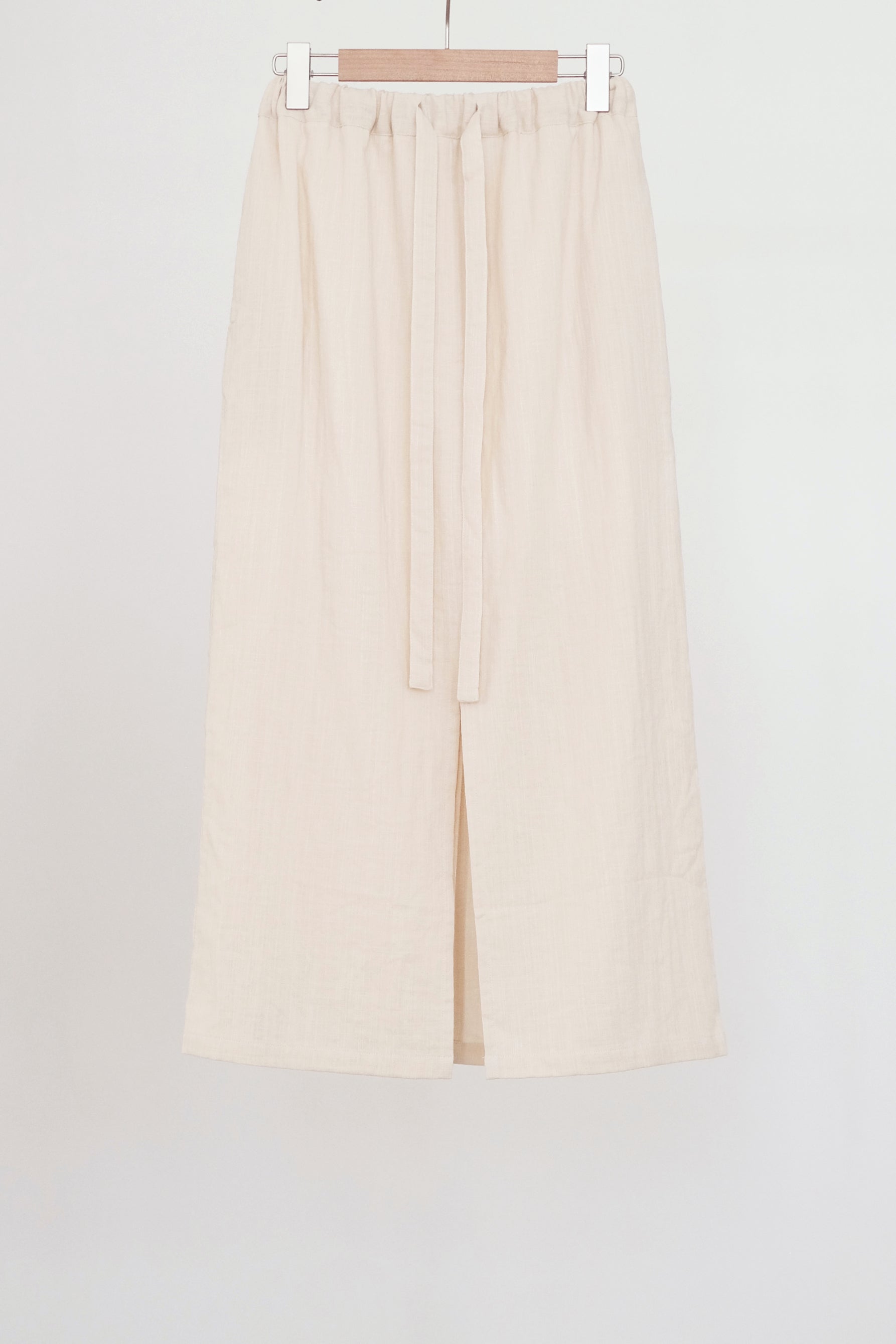 BRIA SKIRT (CREAM) | 奶油色前後開叉半裙