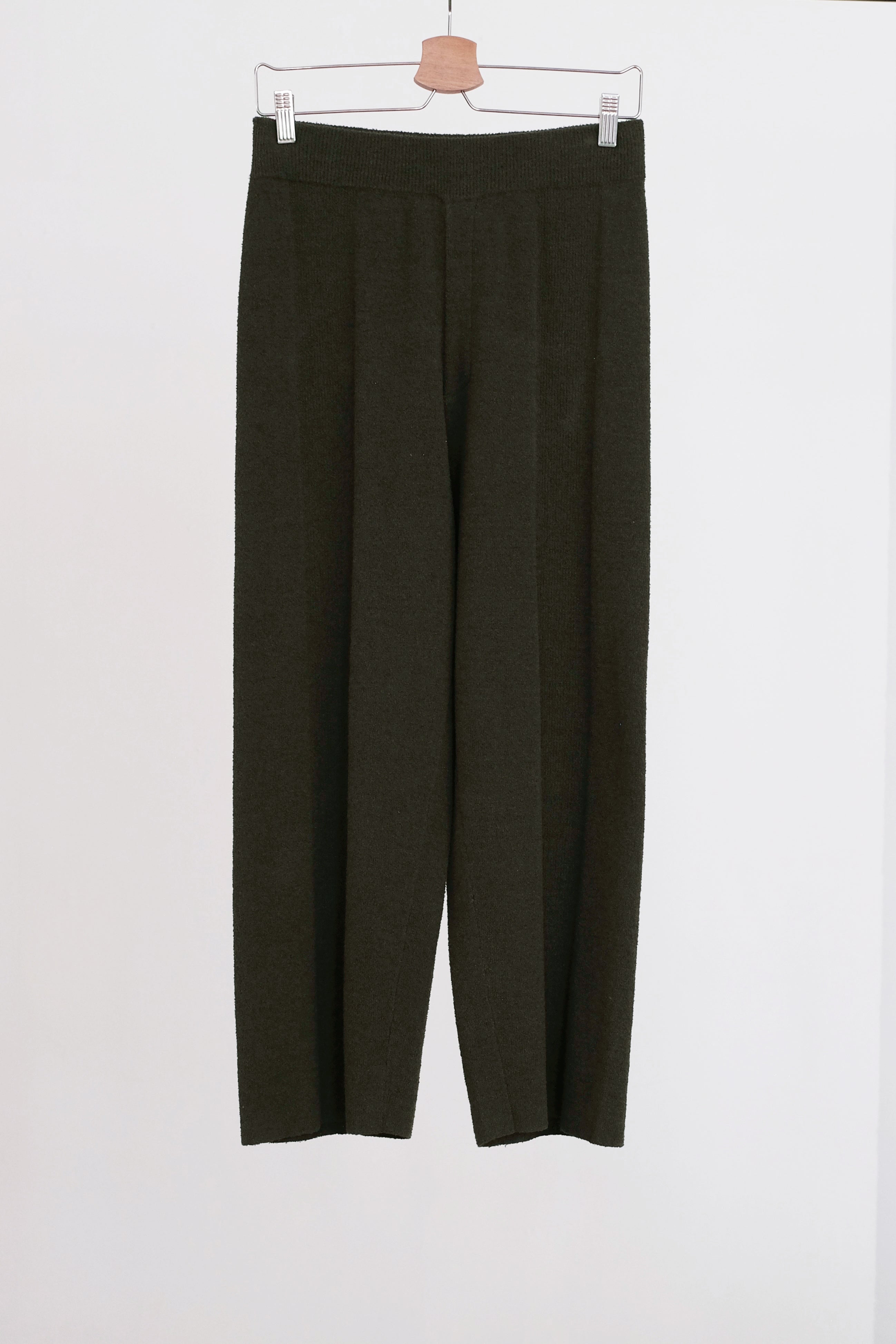 FLURINA KNIT PANTS (OLIVE)