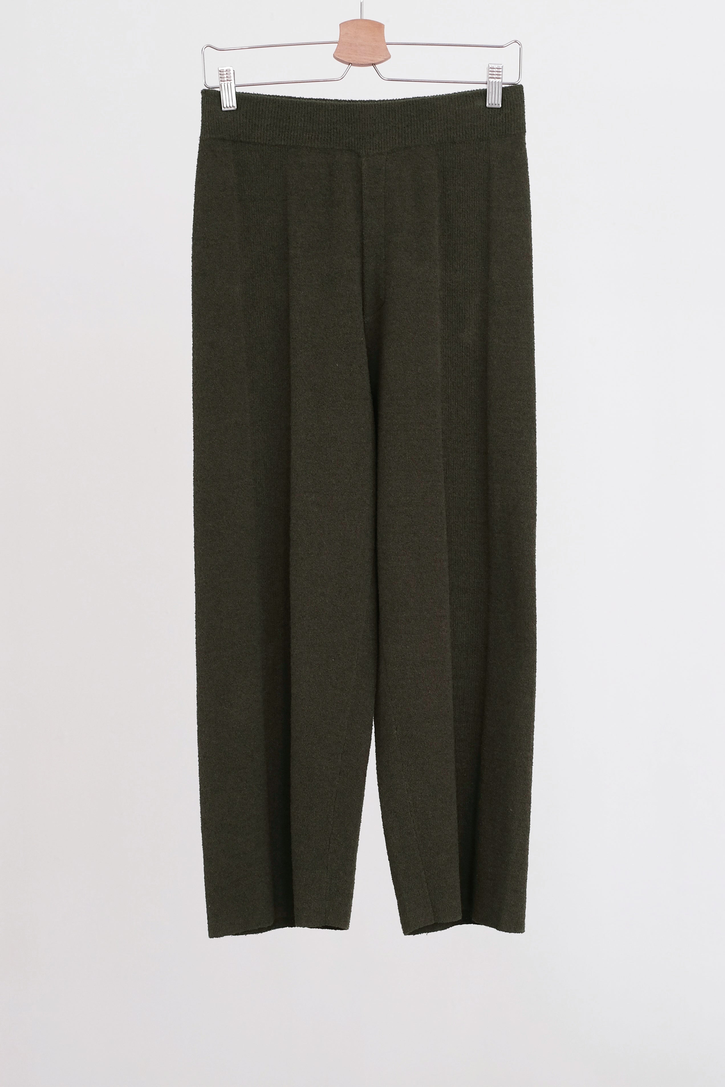 FLURINA KNIT PANTS (OLIVE)