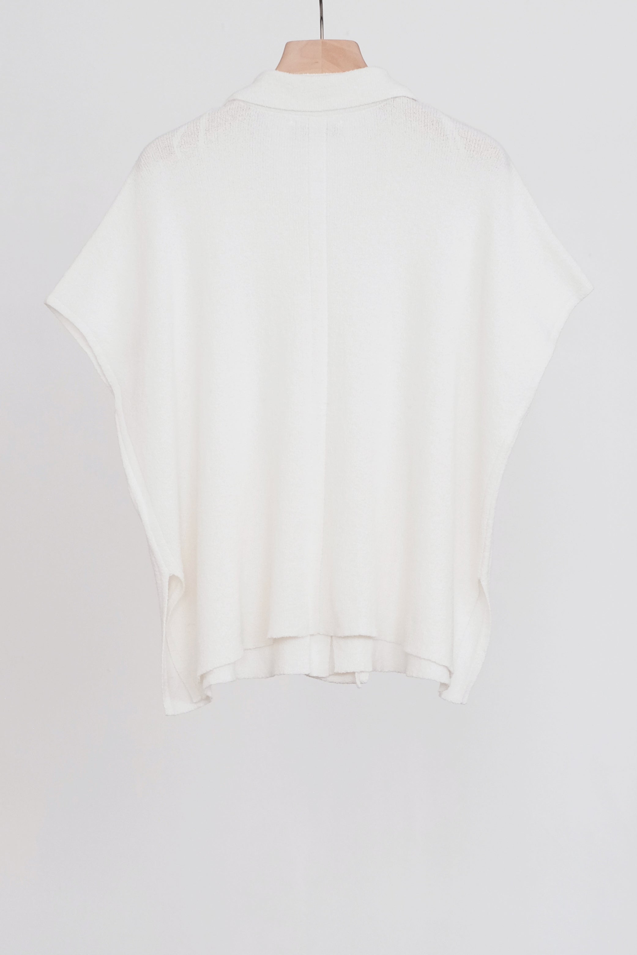 ADELHEID BOX KNIT BLOUSE (WHITE)