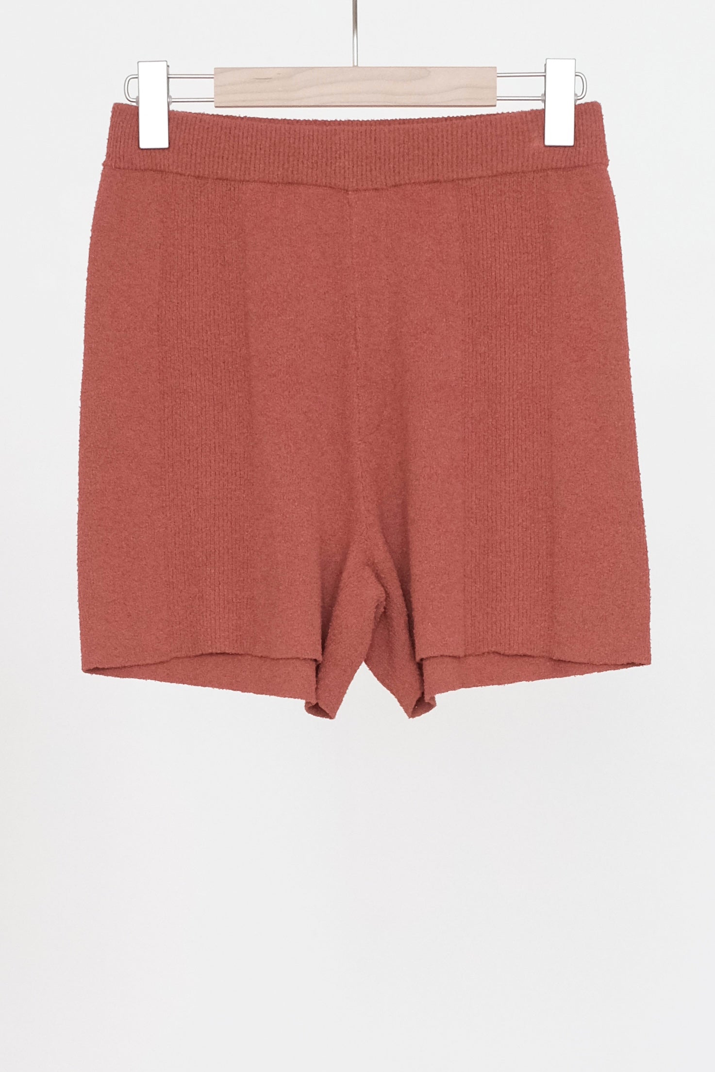 RINA KNIT SHORTS (TERRACOTTA)