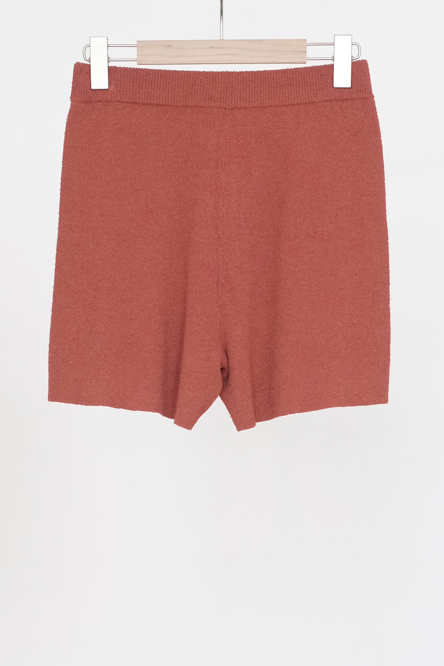 RINA KNIT SHORTS (TERRACOTTA)