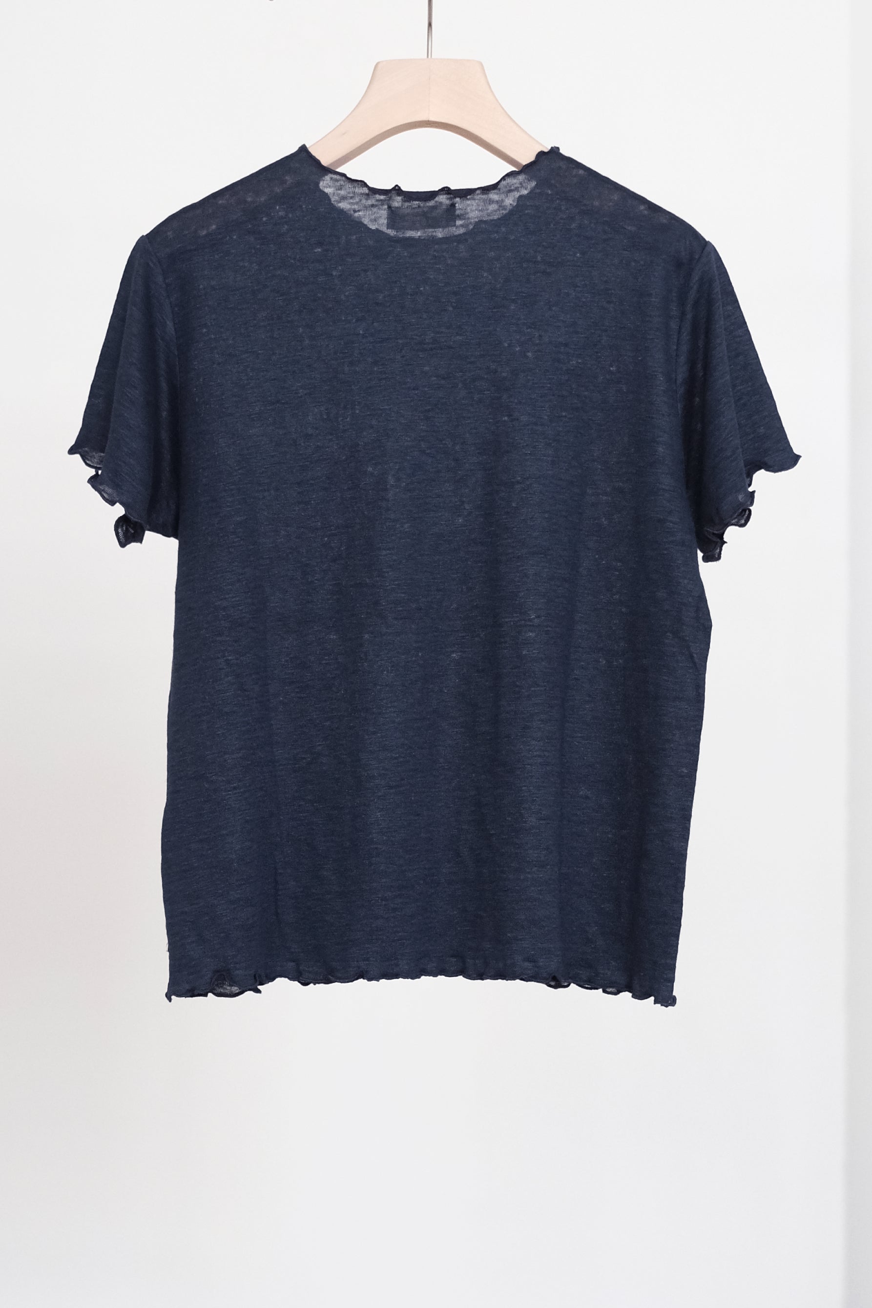 CABANA RUFFLES CLASSIC T-SHIRT (NAVY)