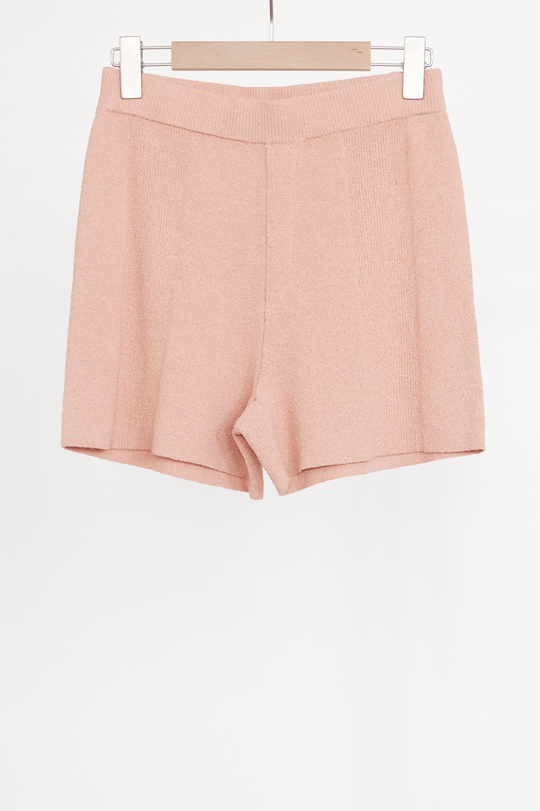 RINA KNIT SHORTS (PEACH NECTAR)