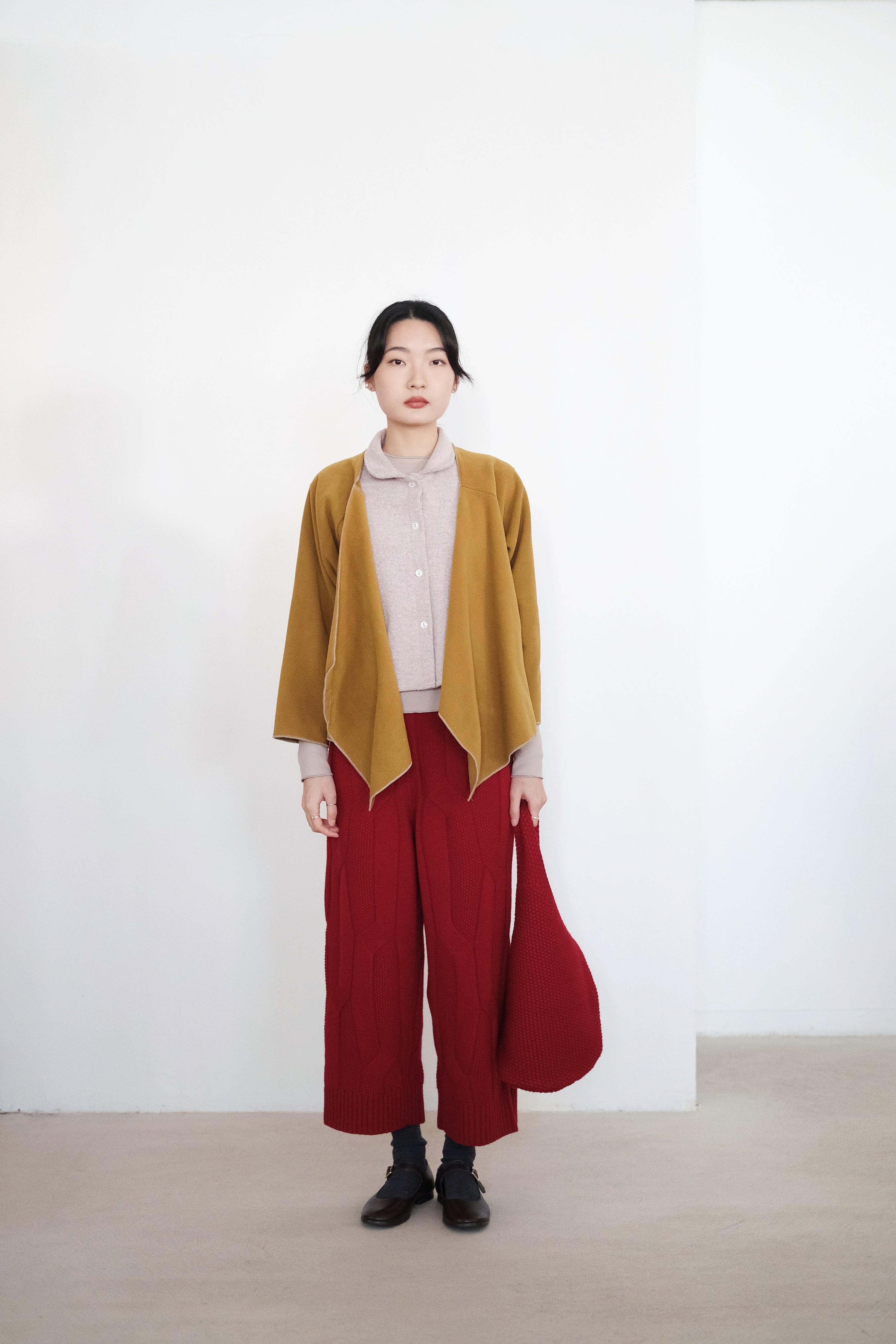 MYA PANT IN CASHMERE (ROSE MADDER)