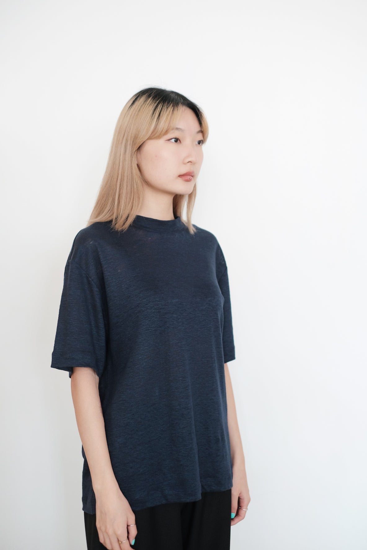 AMIRI OVERSIZE TEE (NAVY)