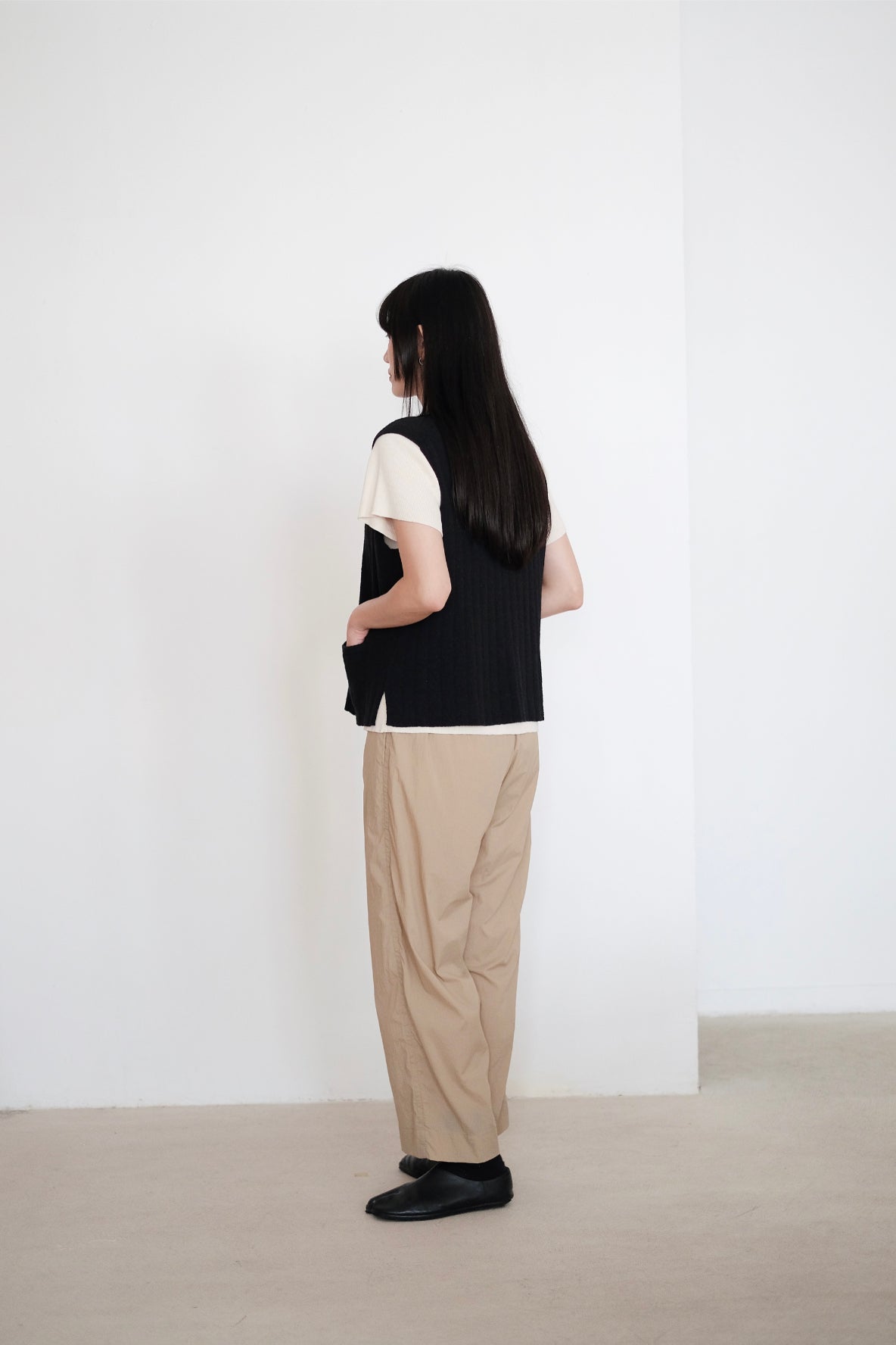 PARKER PANTS (CAMEL) | 杏色綁帶七分長褲