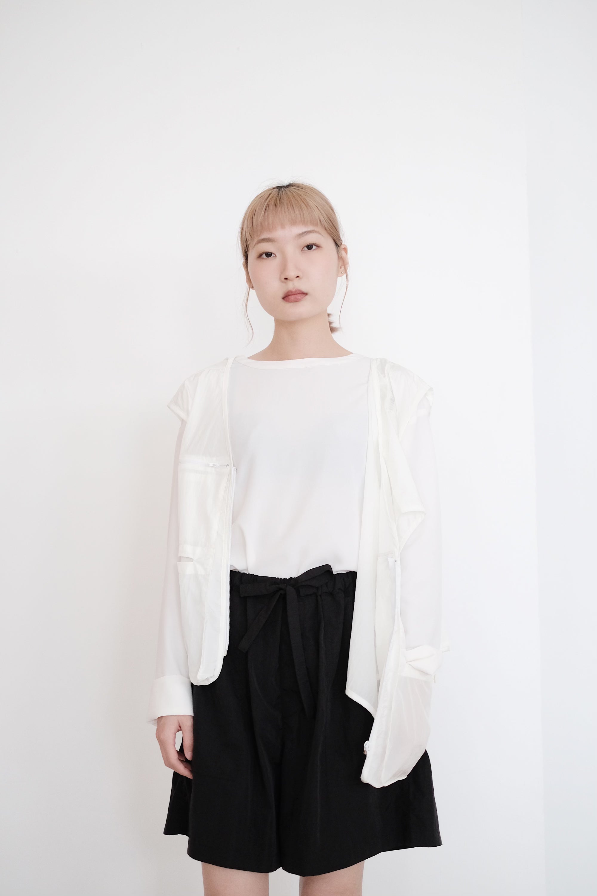 ROWAN VEST (WHITE) | 白色口袋設計馬甲