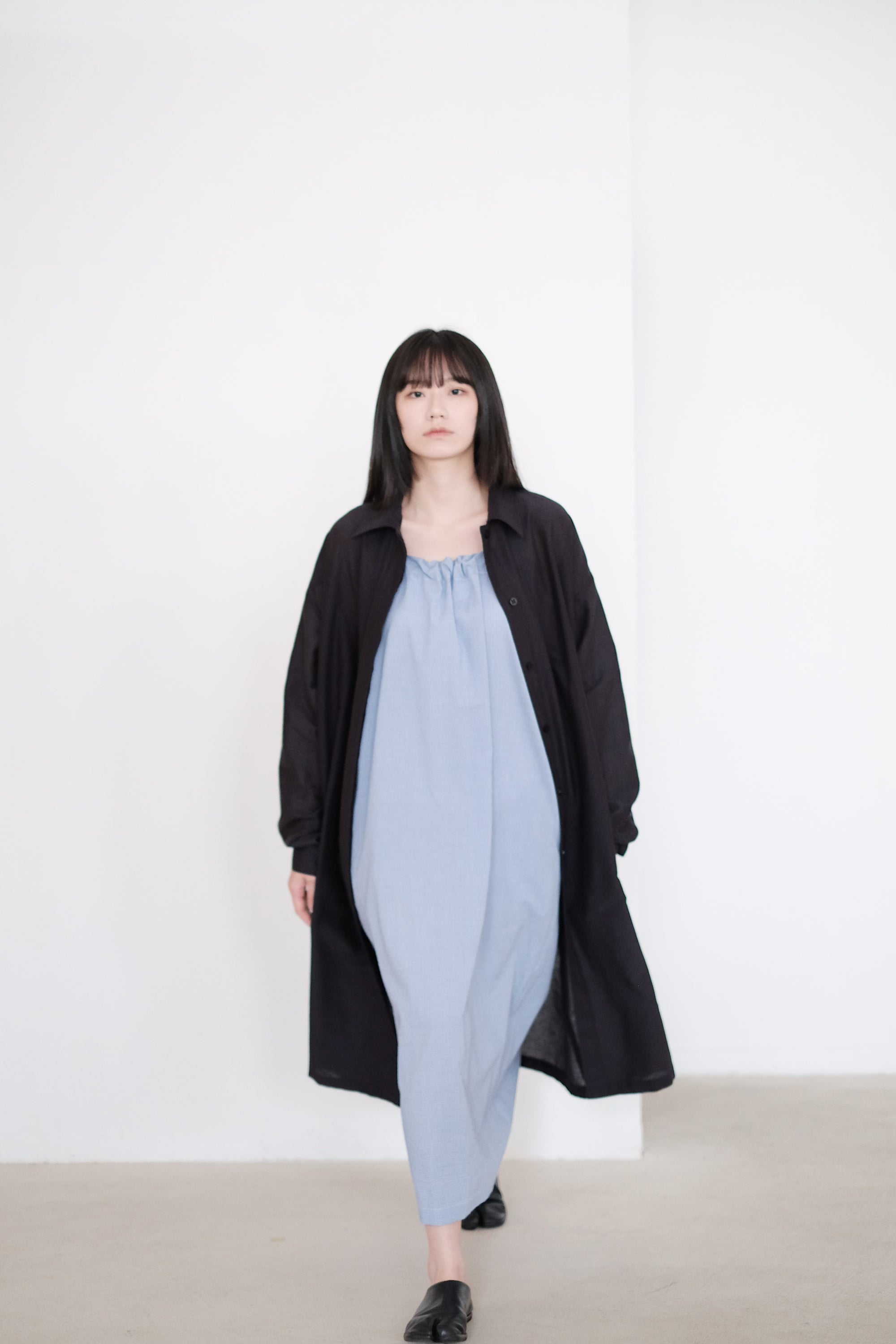 NEVRA SHIRT DRESS (NAVY)