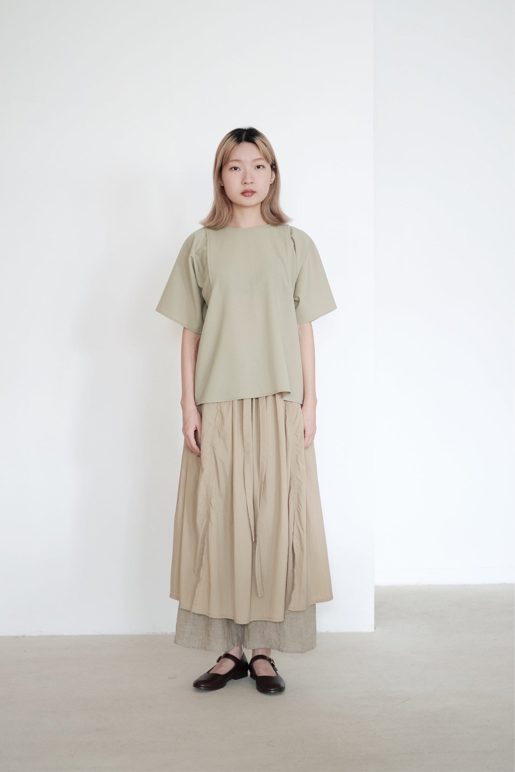 MEGUMI BLOUSE (MATCHA)