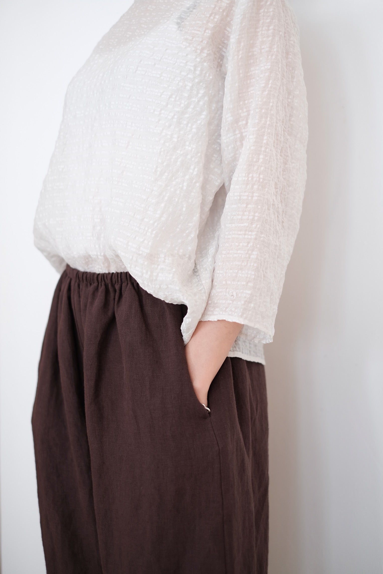 OBAASAN PANTS (BROWN)