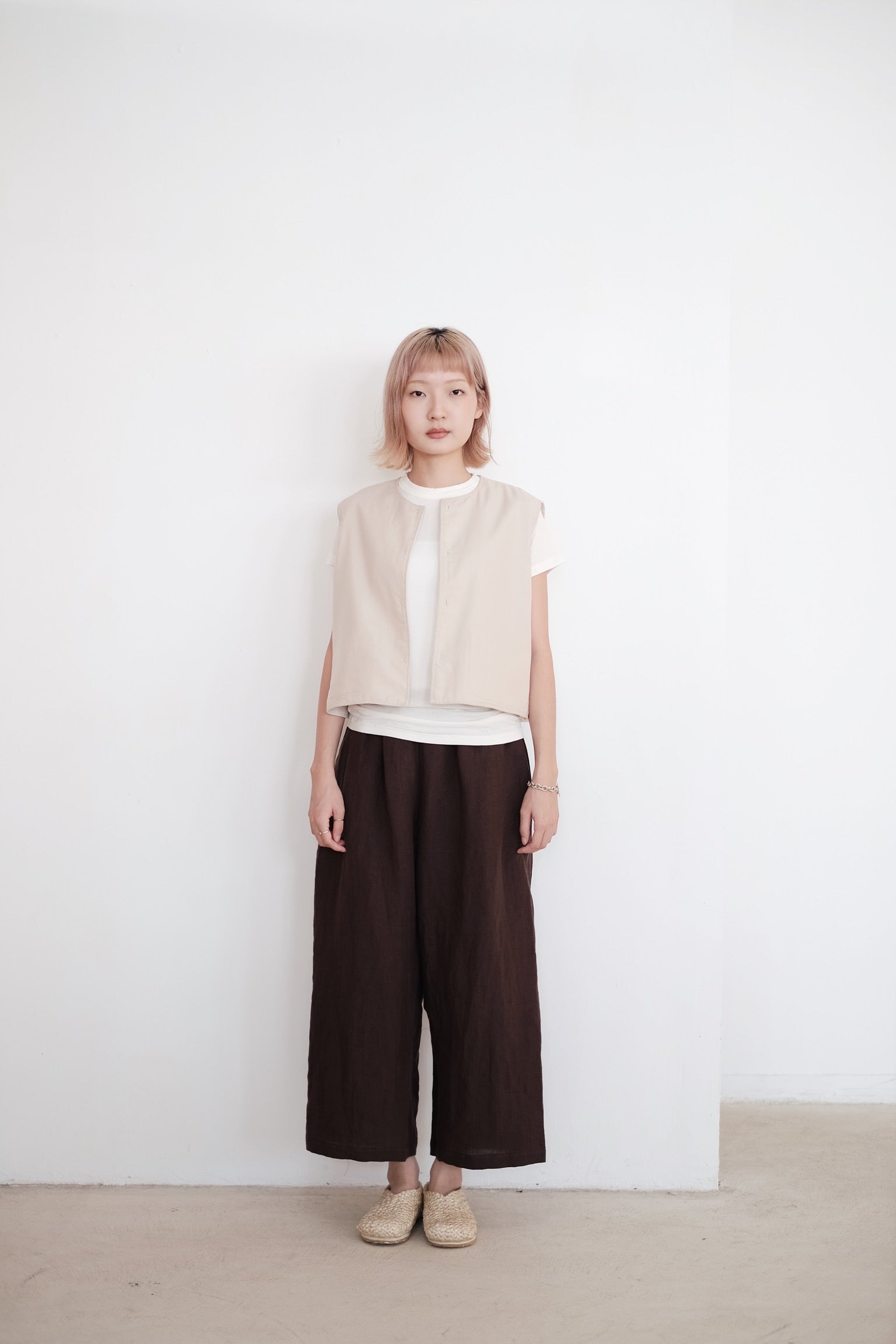 OBAASAN PANTS (BROWN)