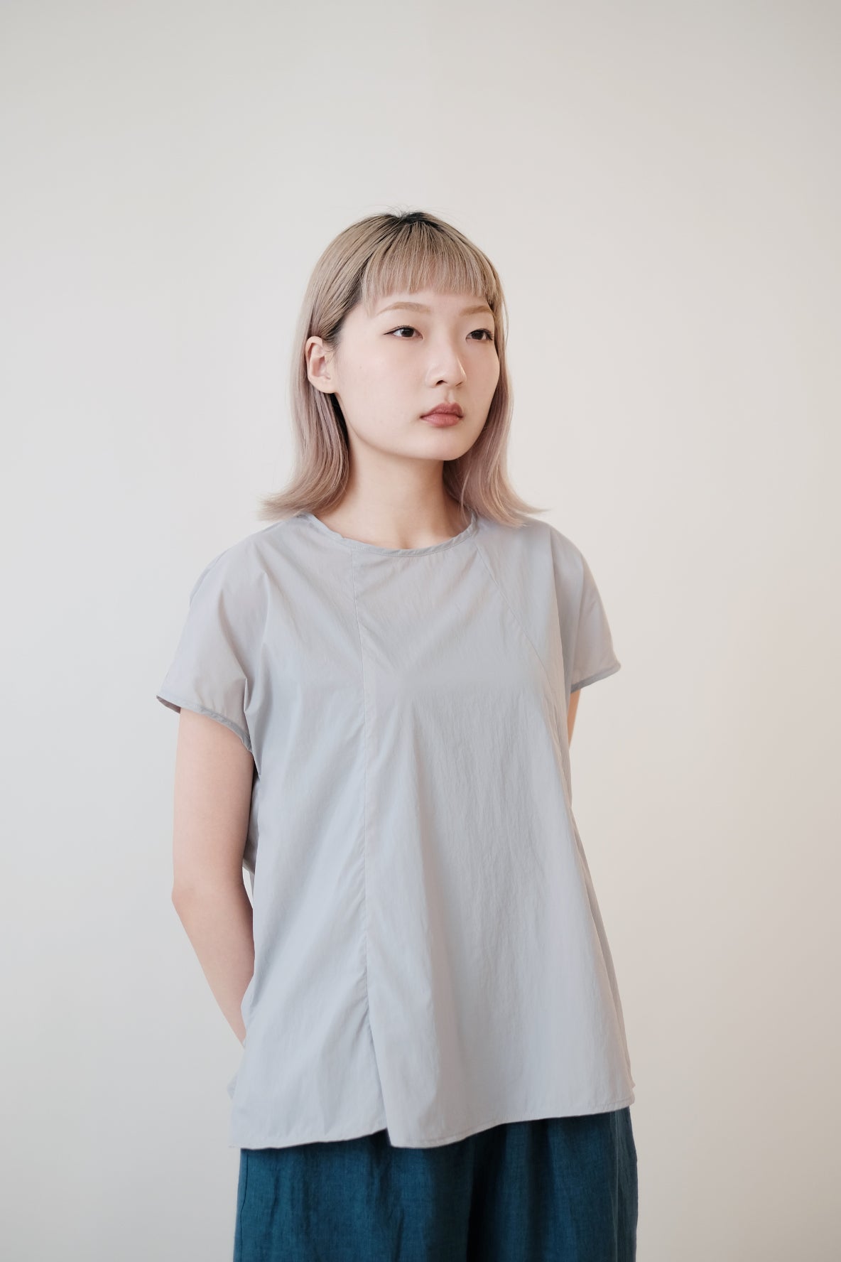 RORY BLOUSE (GREY)