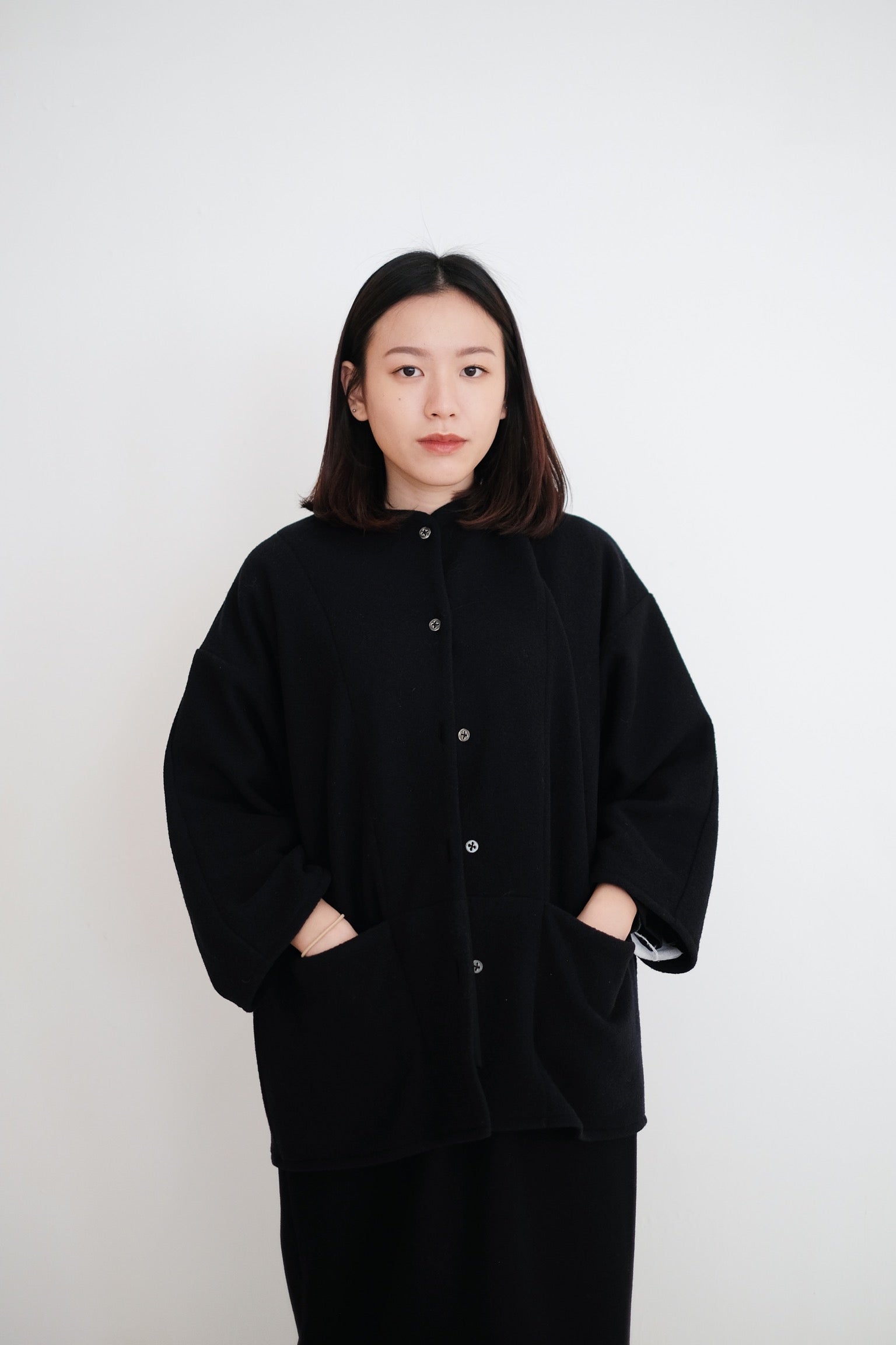 ANN JACKET (NAVY)