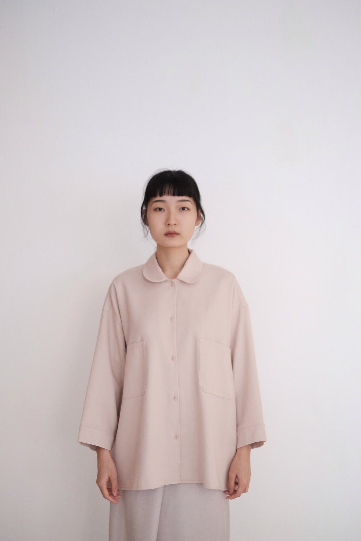 MELLOW OVERSIZED BLOUSE IN DUSTY PINK