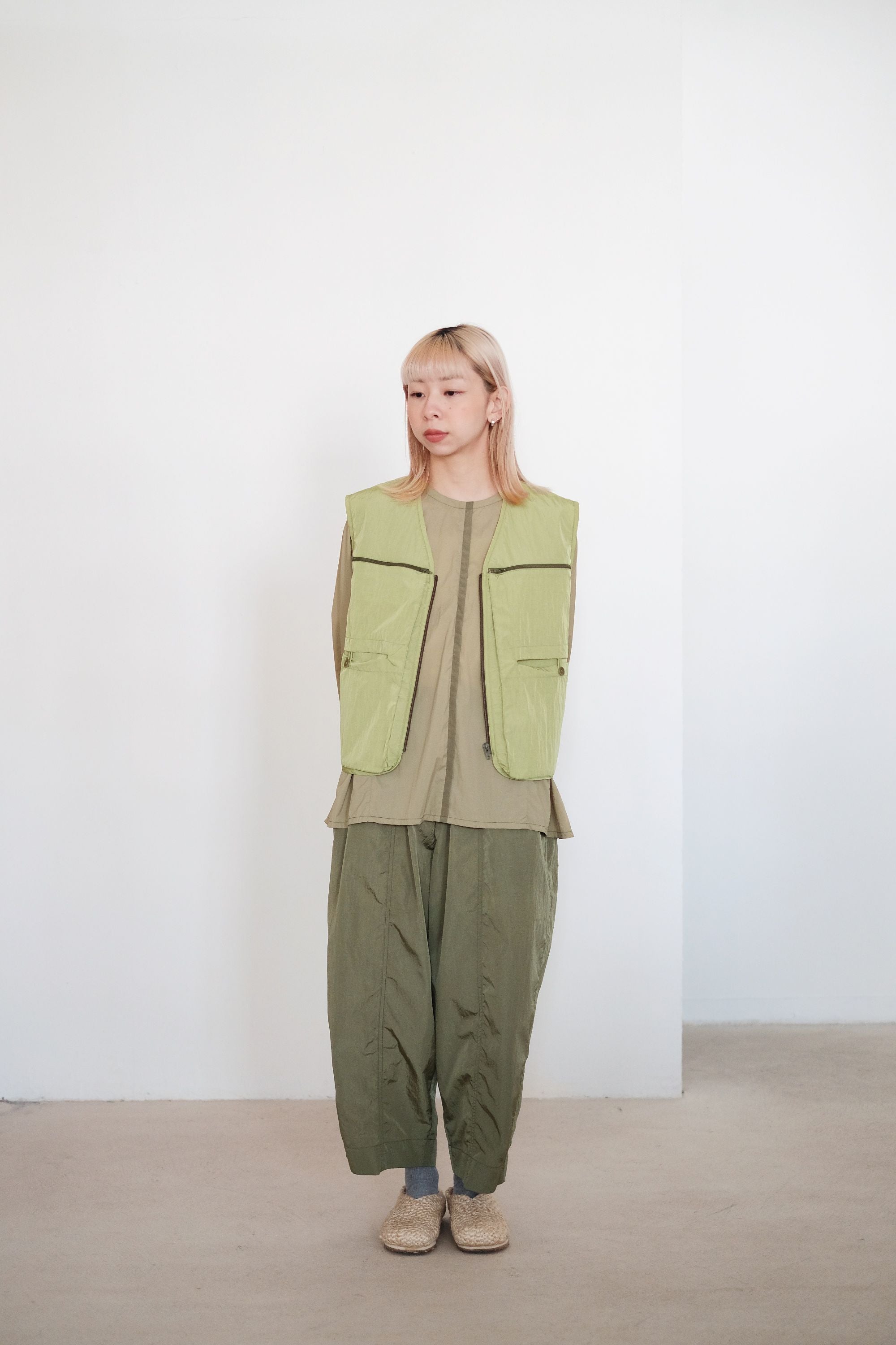 CARLOTTA BLOUSE (LIGHT OLIVE)