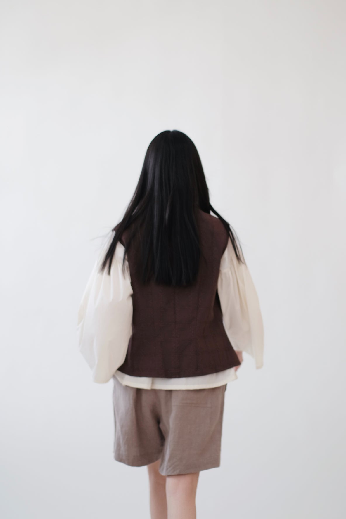 HARLEIGH TOP (BROWN WAFFLE)