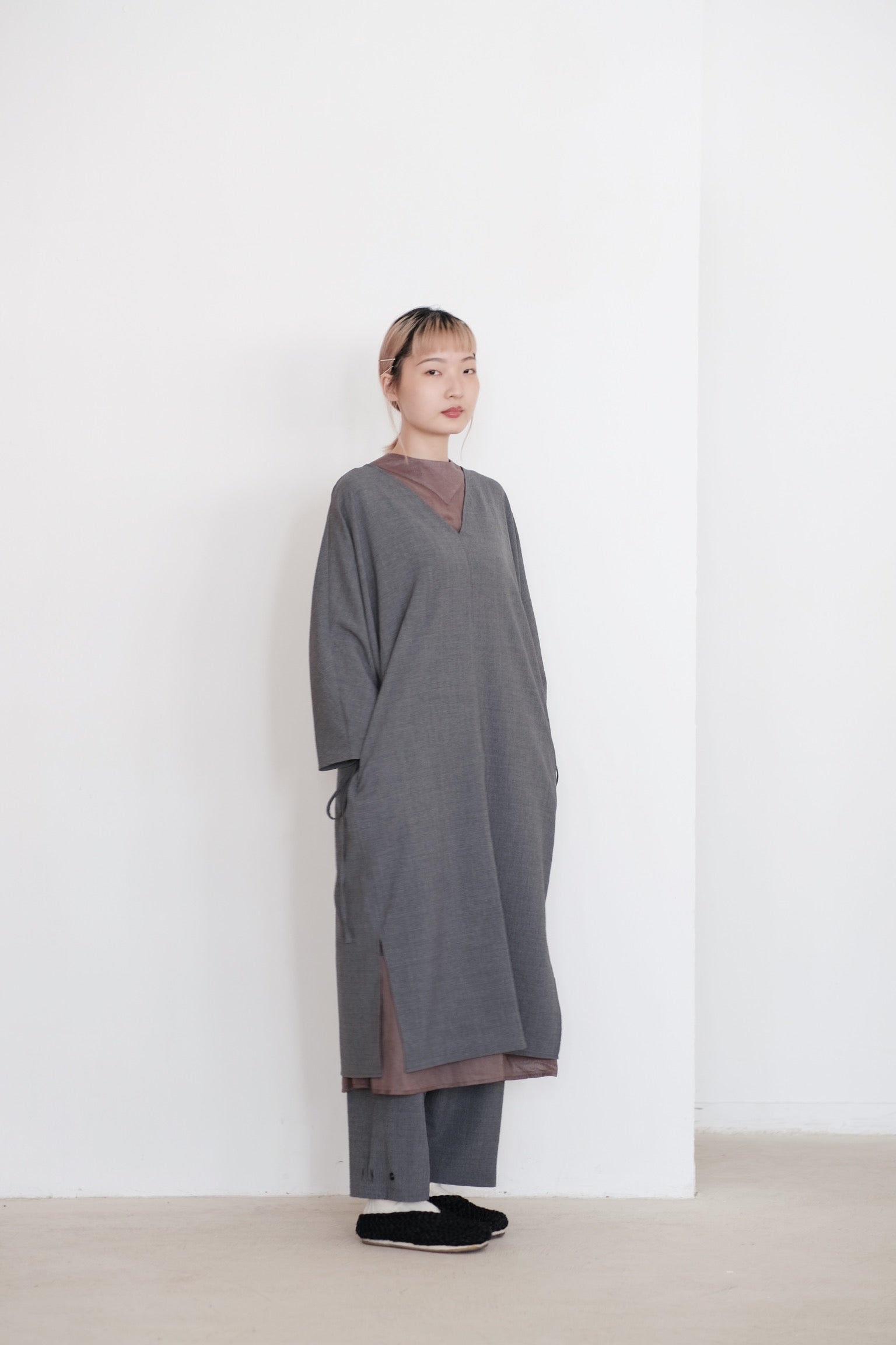 JYUN’s KIMONO DRESS (GREY)