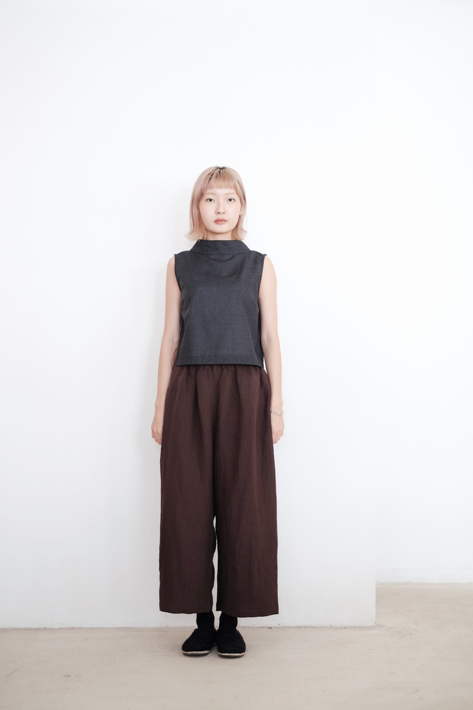 OBAASAN PANTS (BROWN)