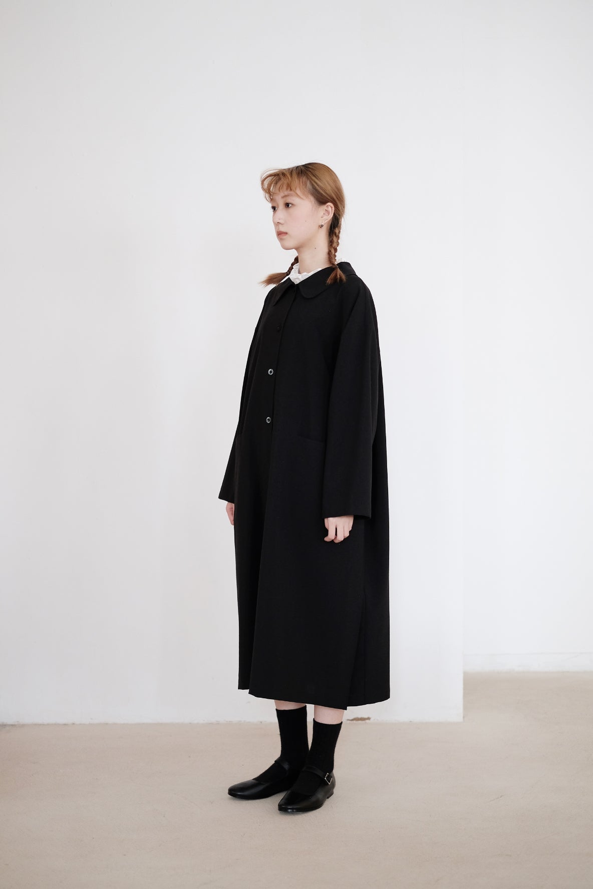 ELOWEN LONG COAT (BLACK)