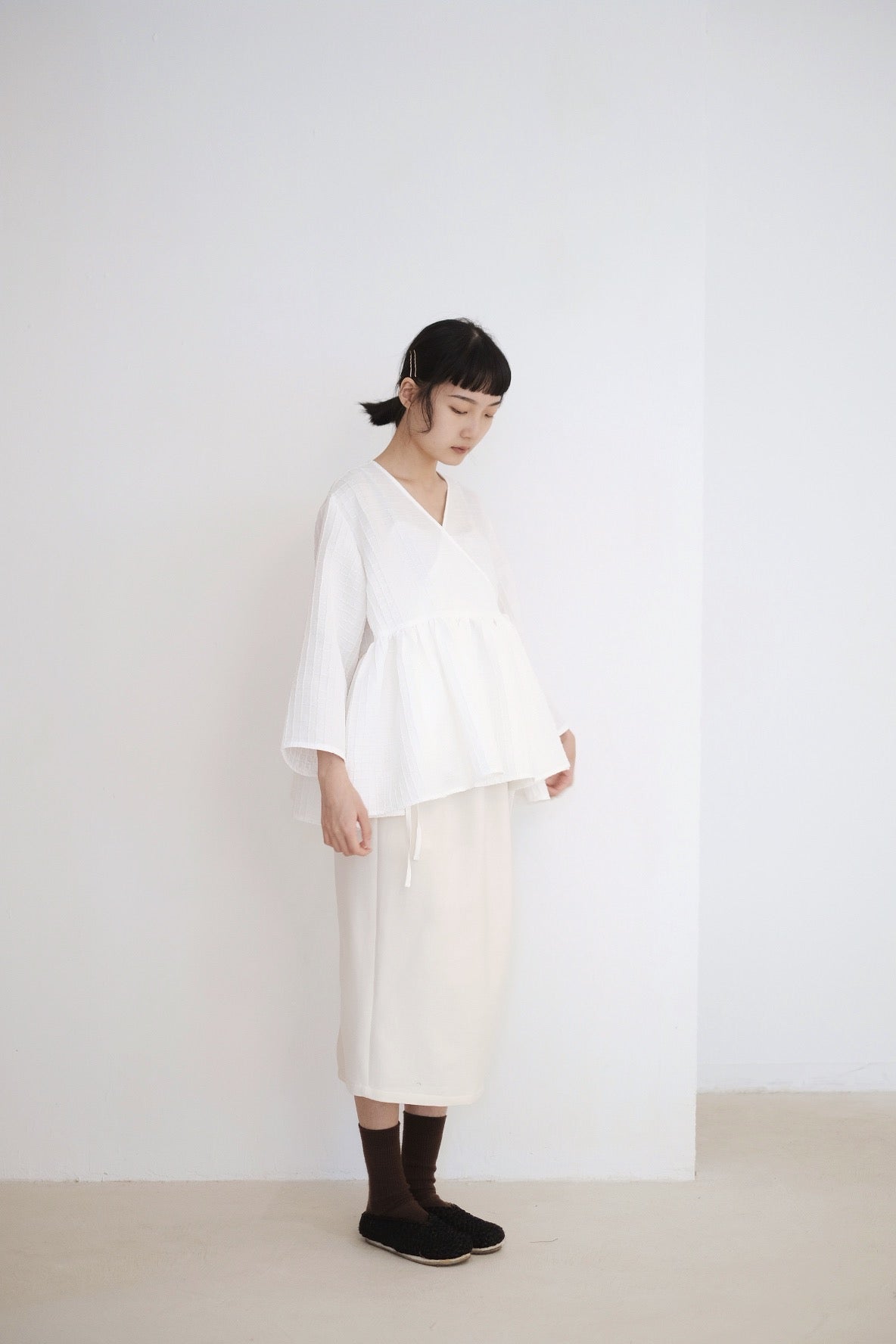 KĒKI LAYER BLOUSES WITH STRAPPING