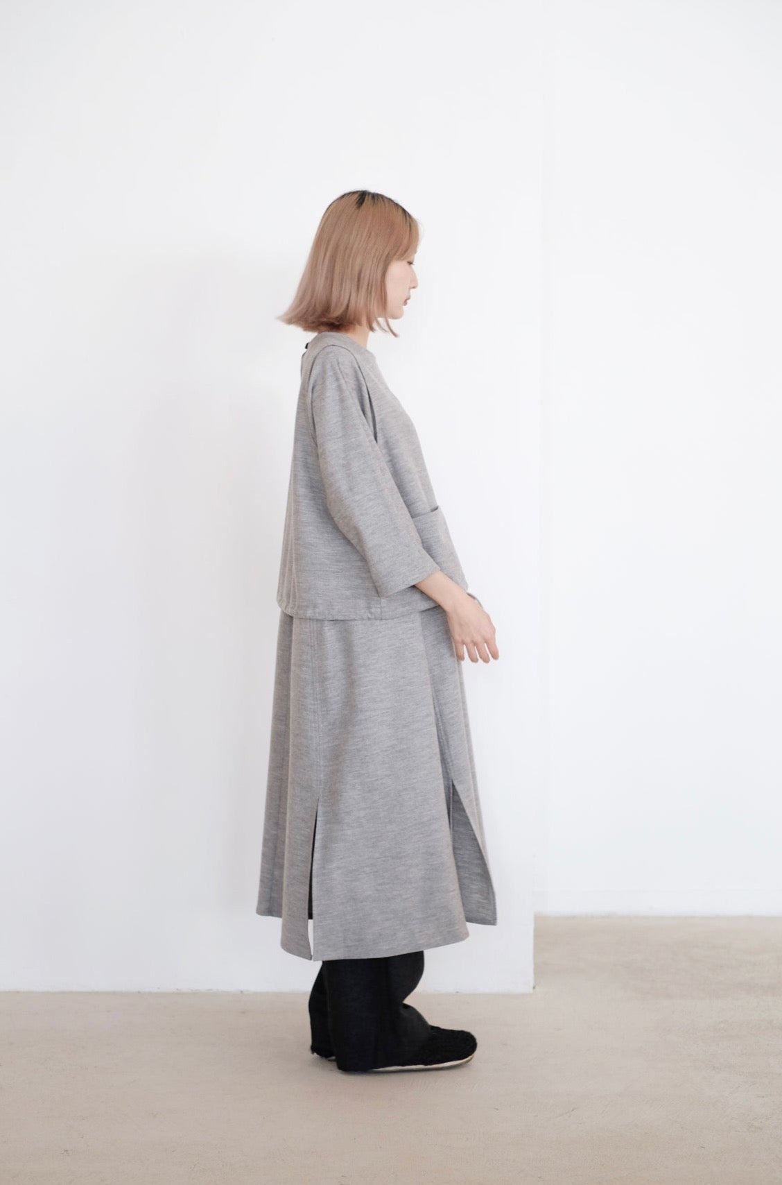 KOU DRESS (GREY)