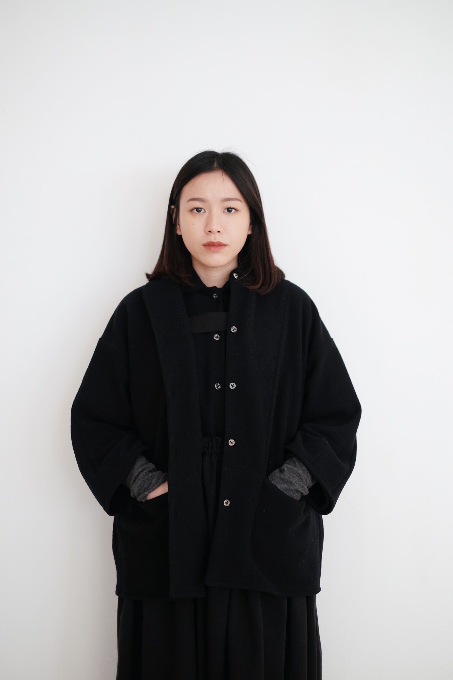 ANN JACKET (NAVY)