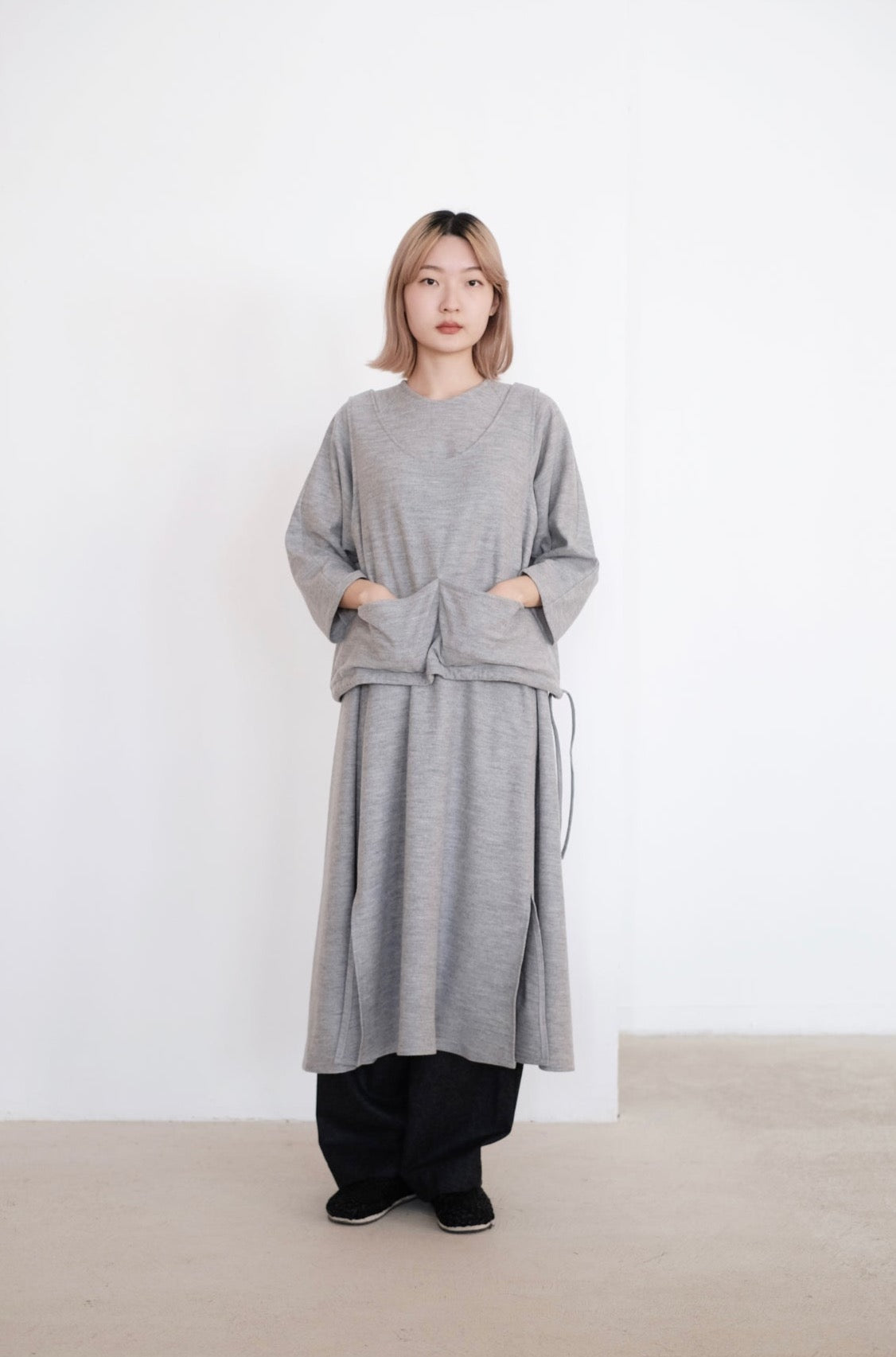 KOU DRESS (GREY)