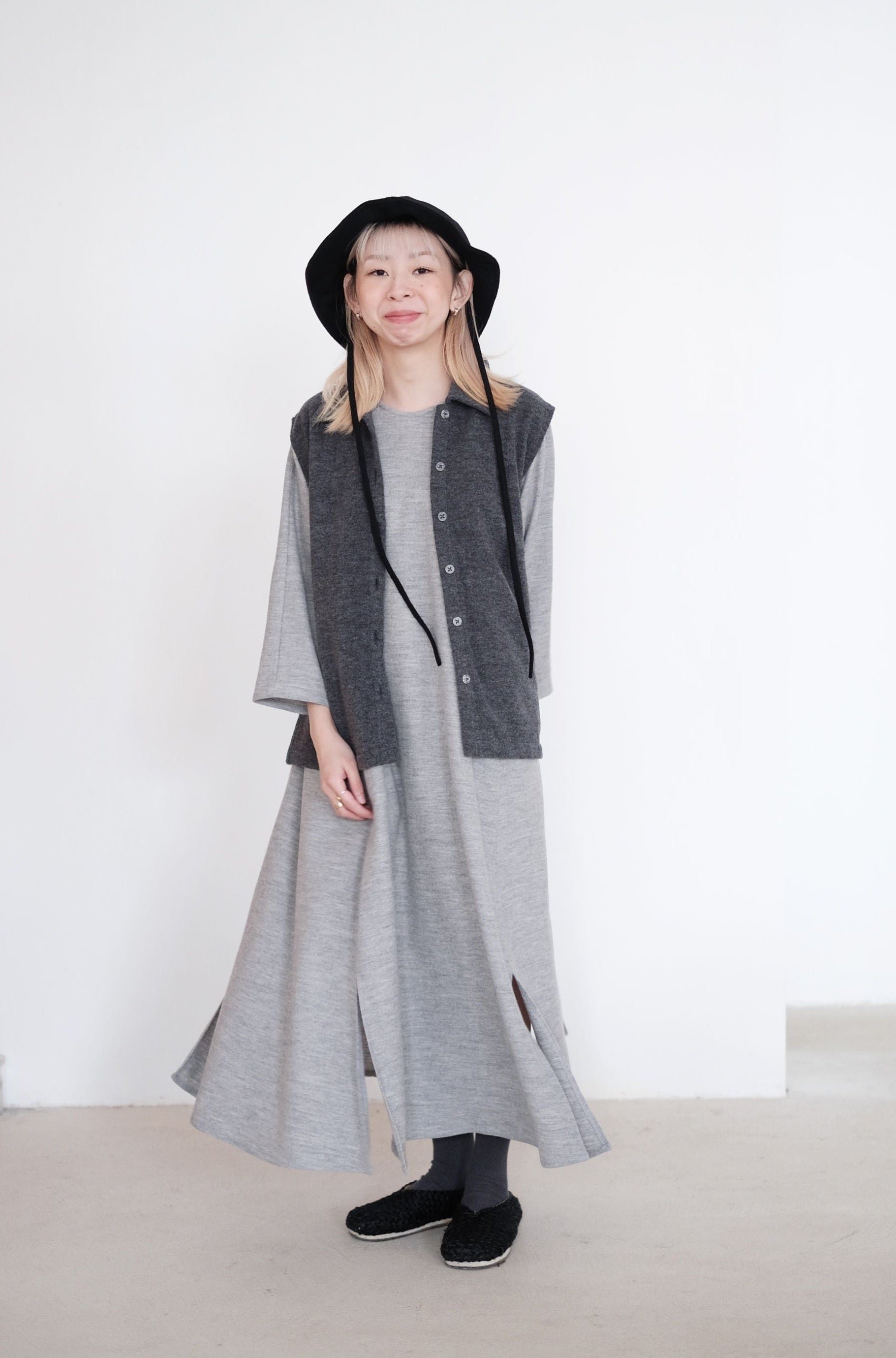 KOU DRESS (GREY)