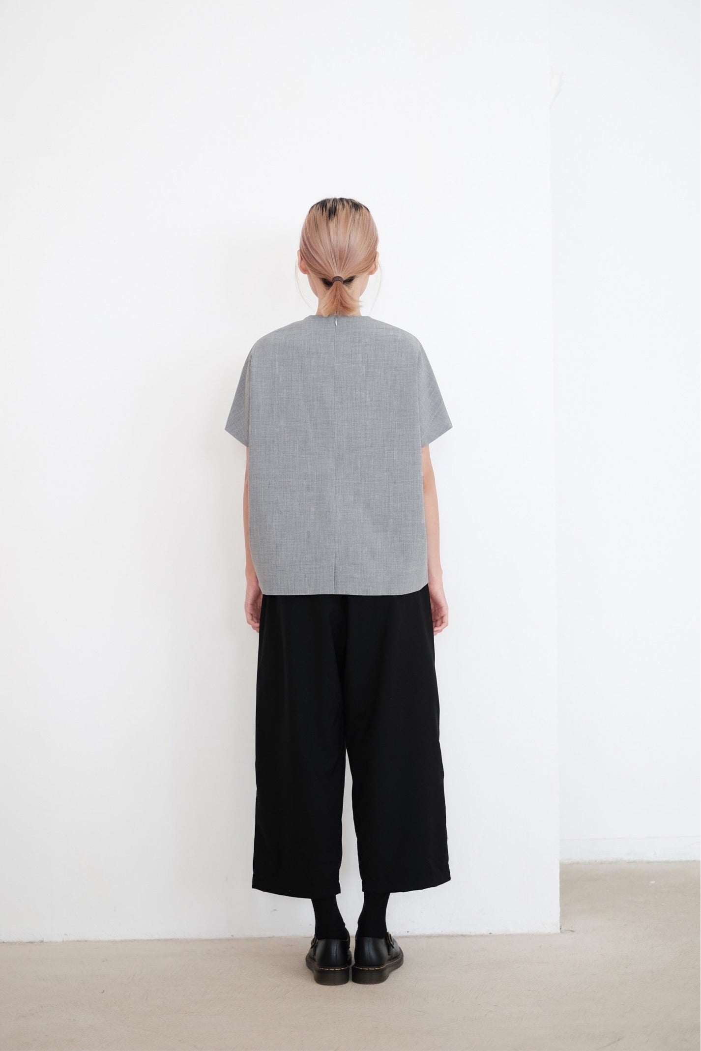 GRANDMA PANTS IN WOOL (BLACK)