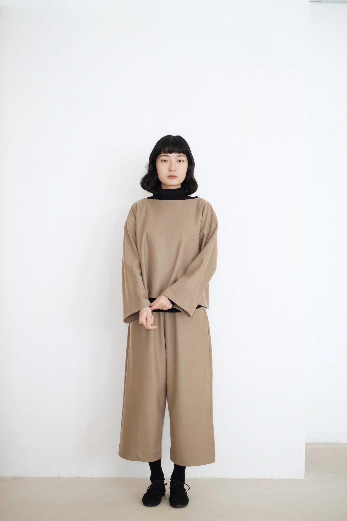 ANAIS Set IN WOOL / PANT (KHAKI)