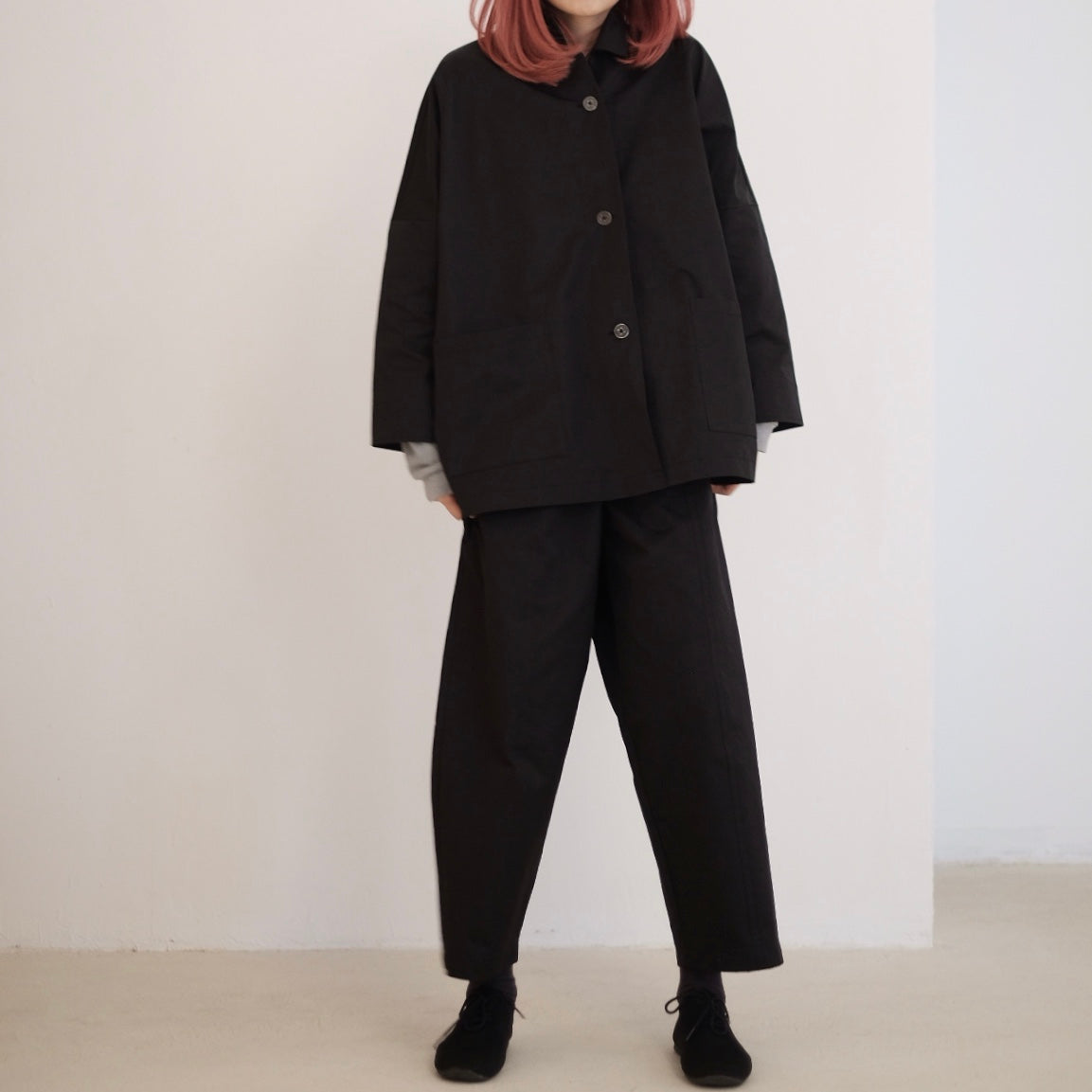 THE GIVERNY Set / TROUSERS (BLACK)