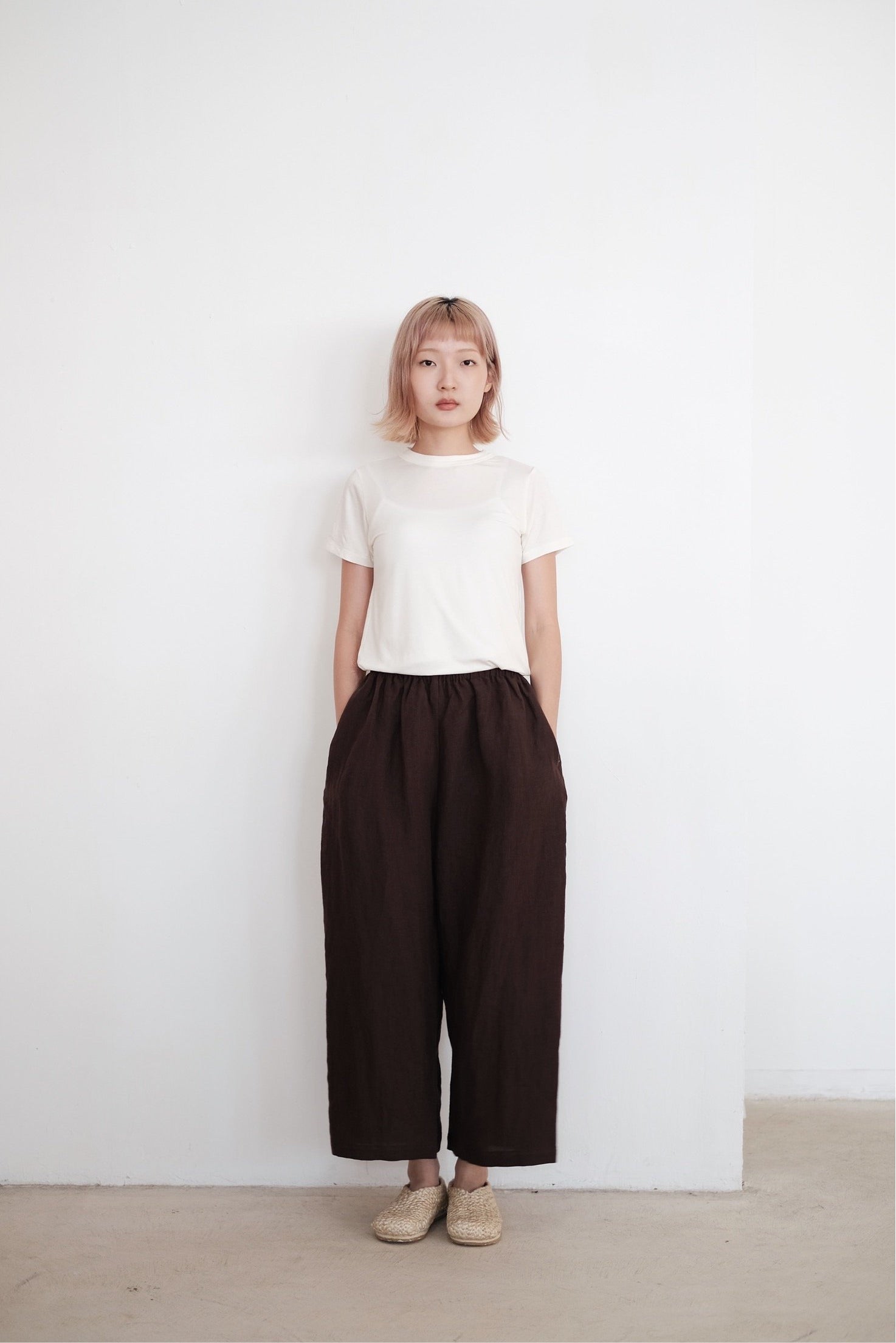 OBAASAN PANTS (BROWN)