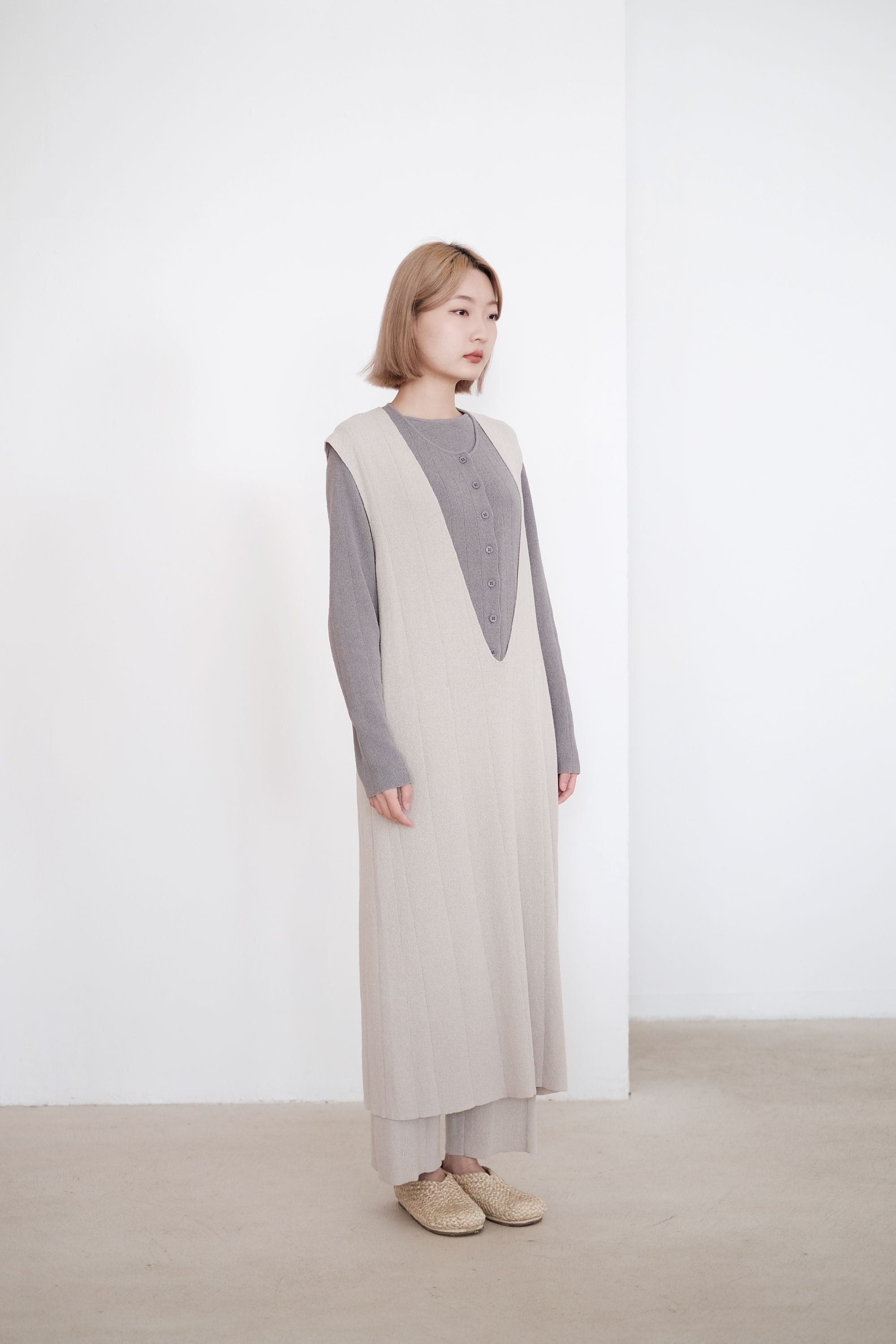 ESIN ONEPIECE (LIGHT GREY)