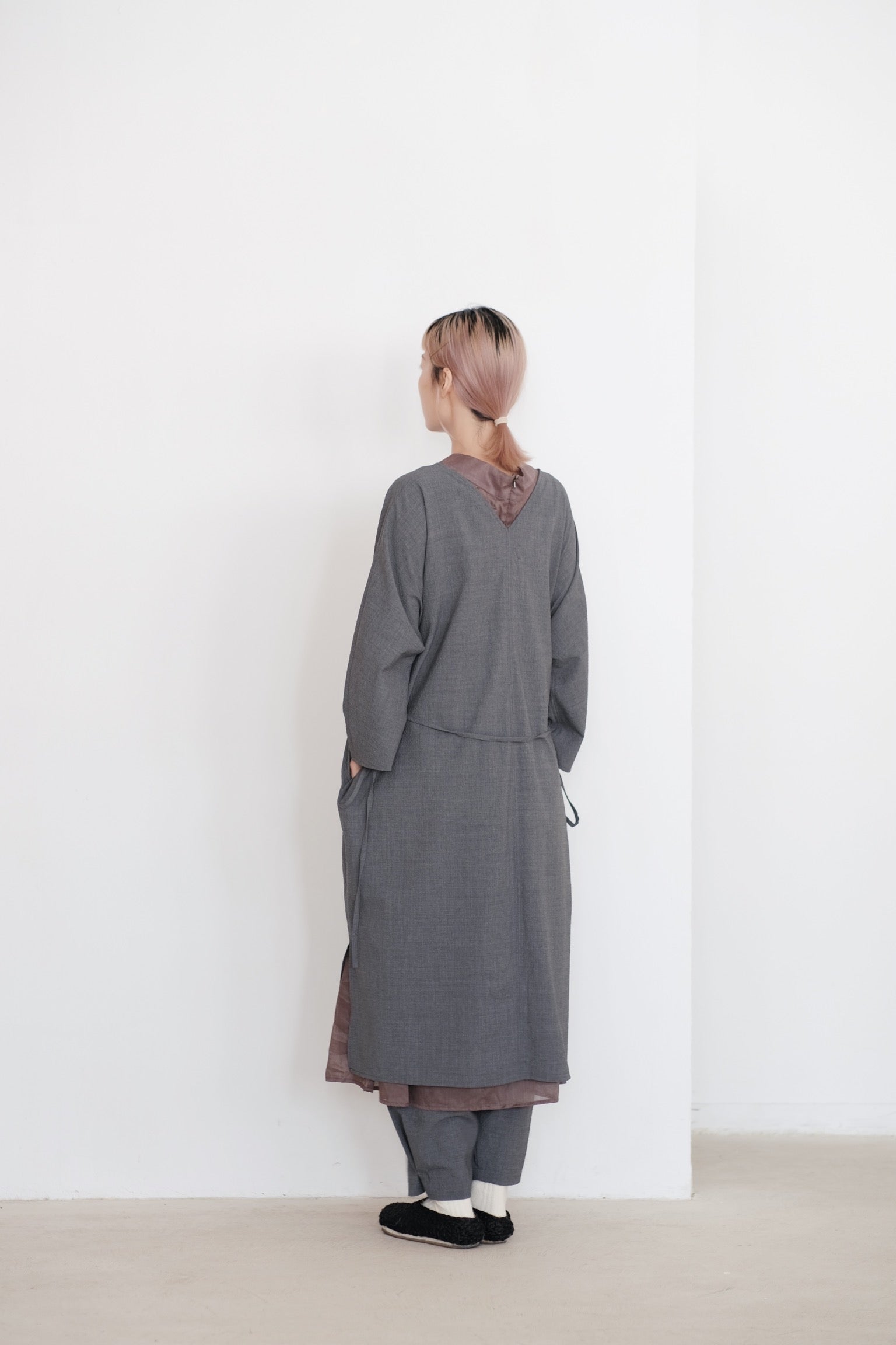 JYUN’s KIMONO DRESS (GREY)