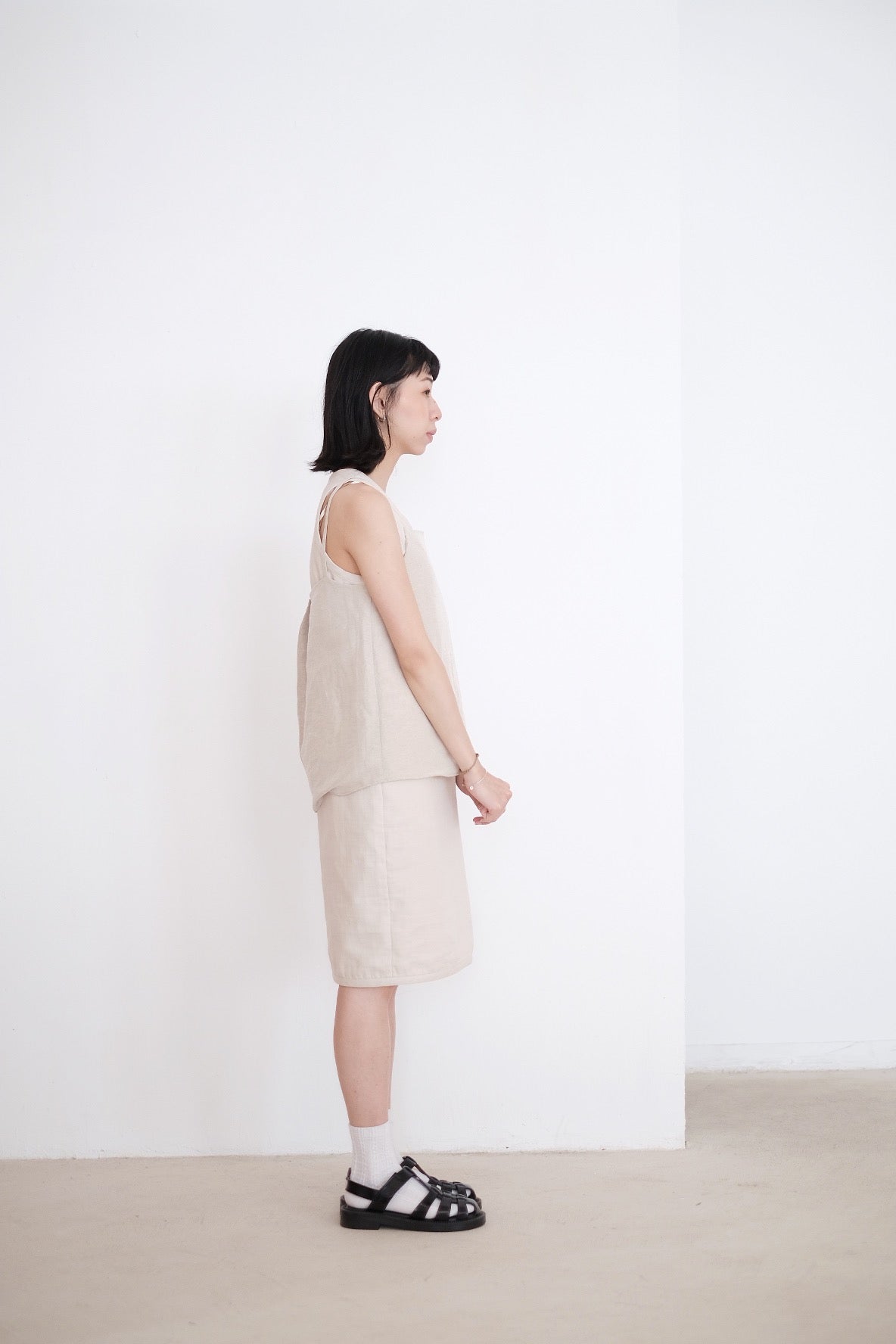 ISLA DRESS (BEIGE)