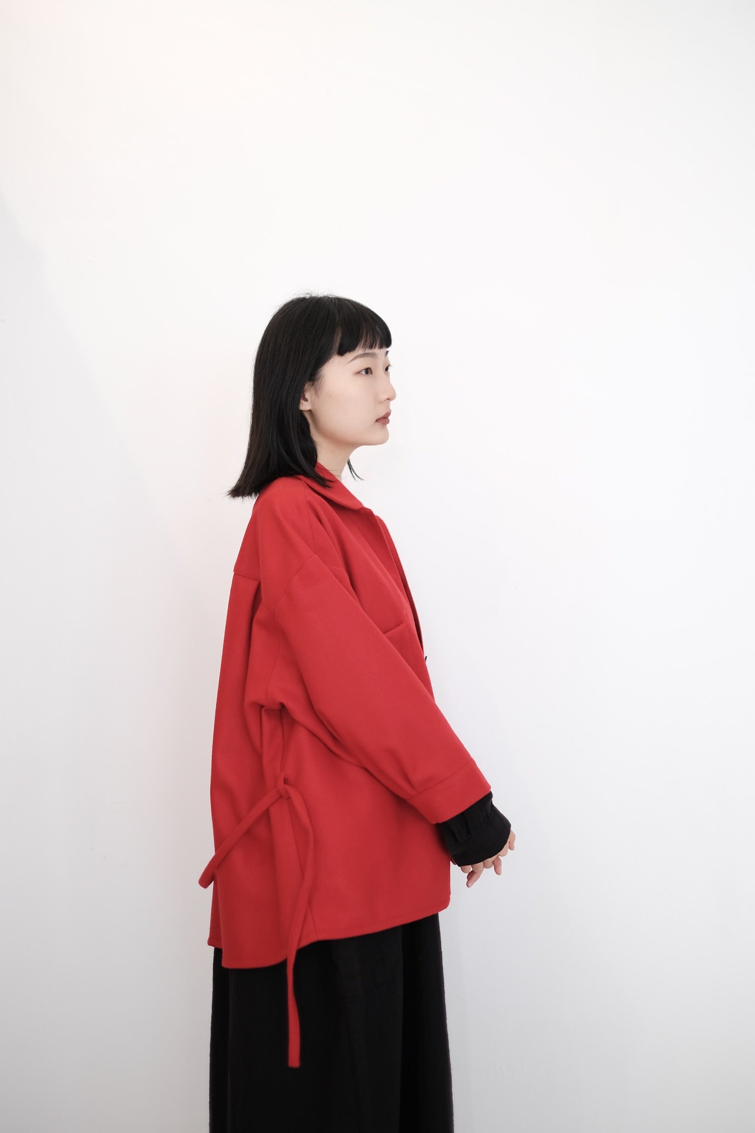 MELLOW OVERSIZED BLOUSE (RED)