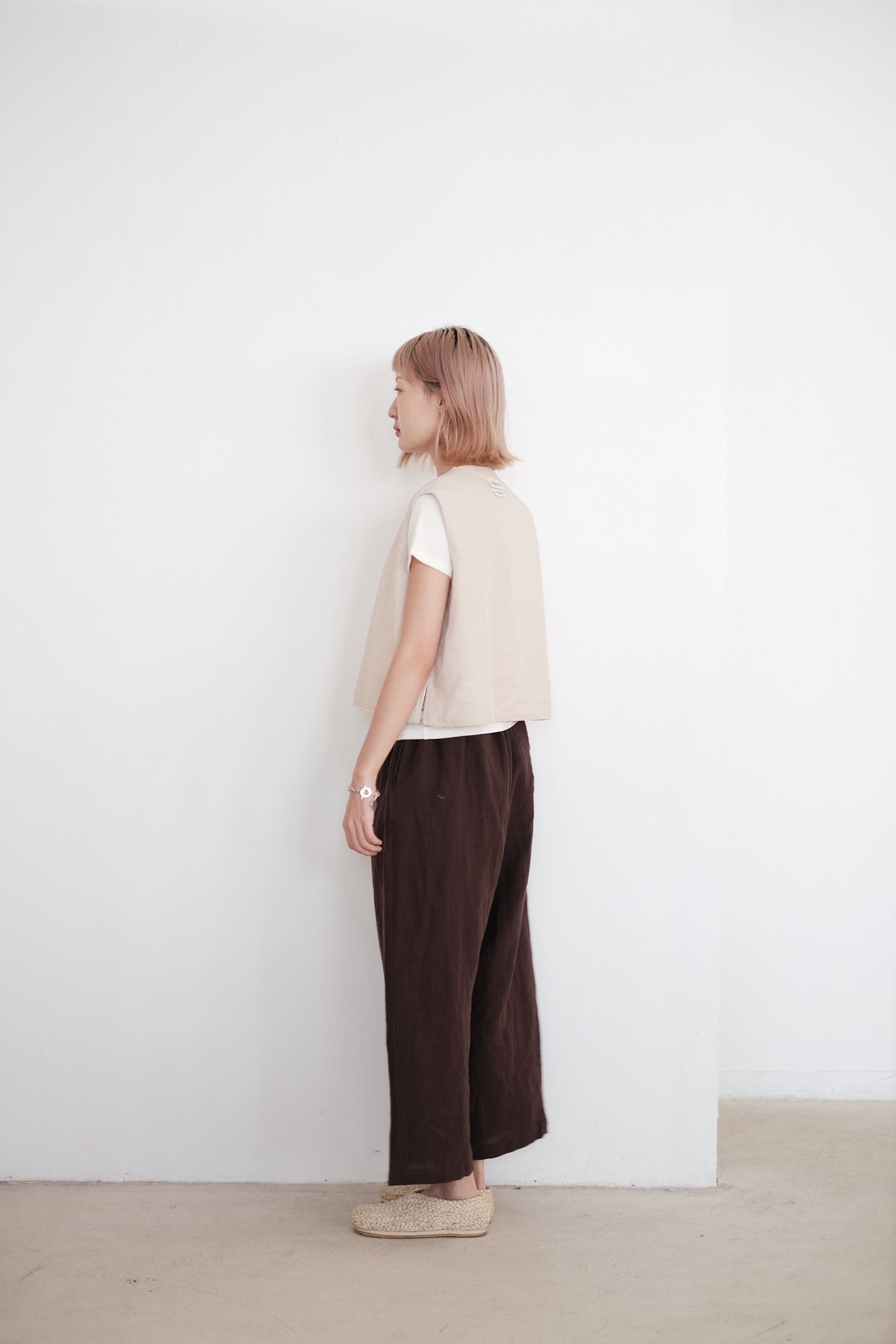 OBAASAN PANTS (BROWN)