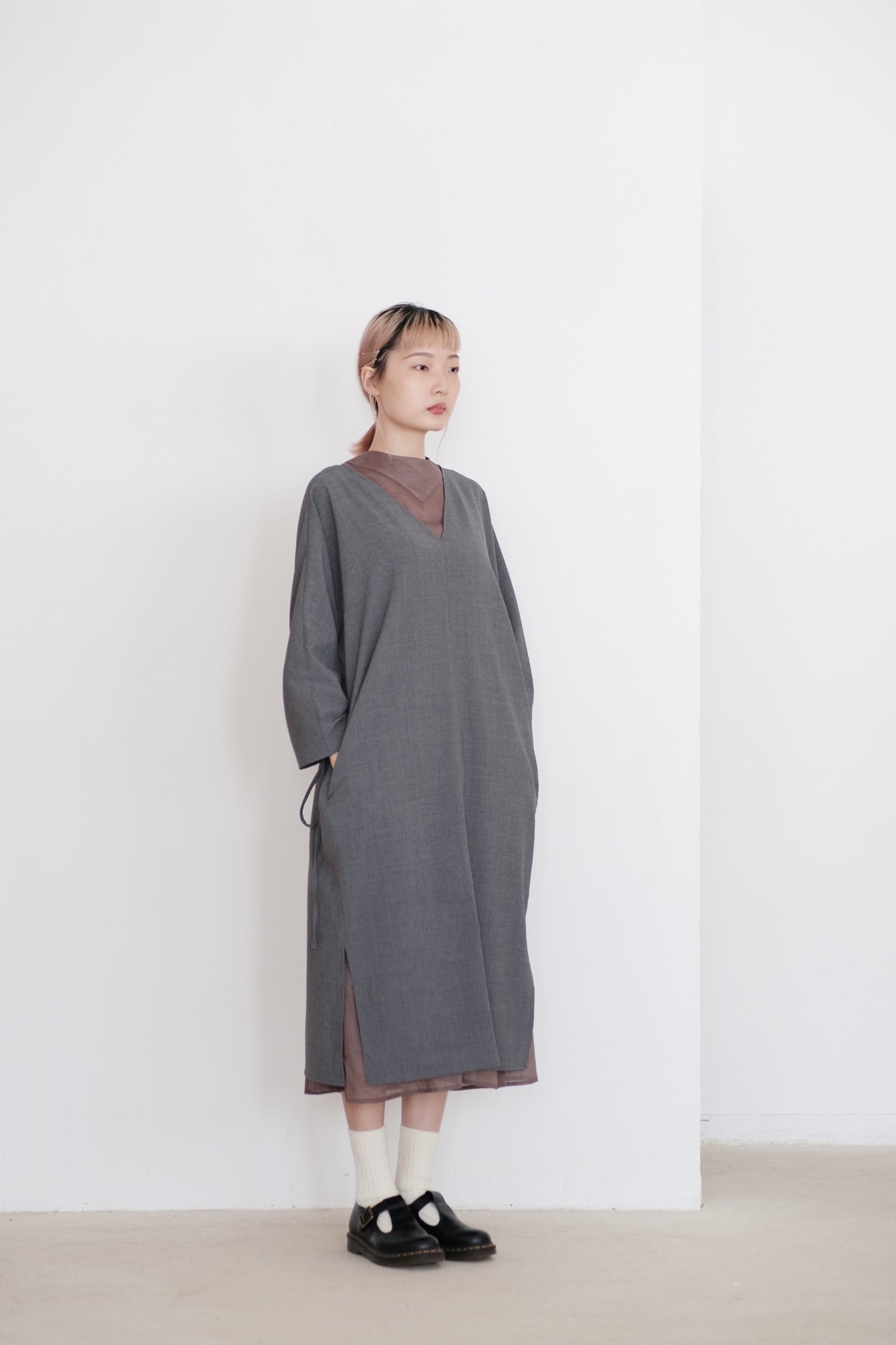 JYUN’s KIMONO DRESS (GREY)