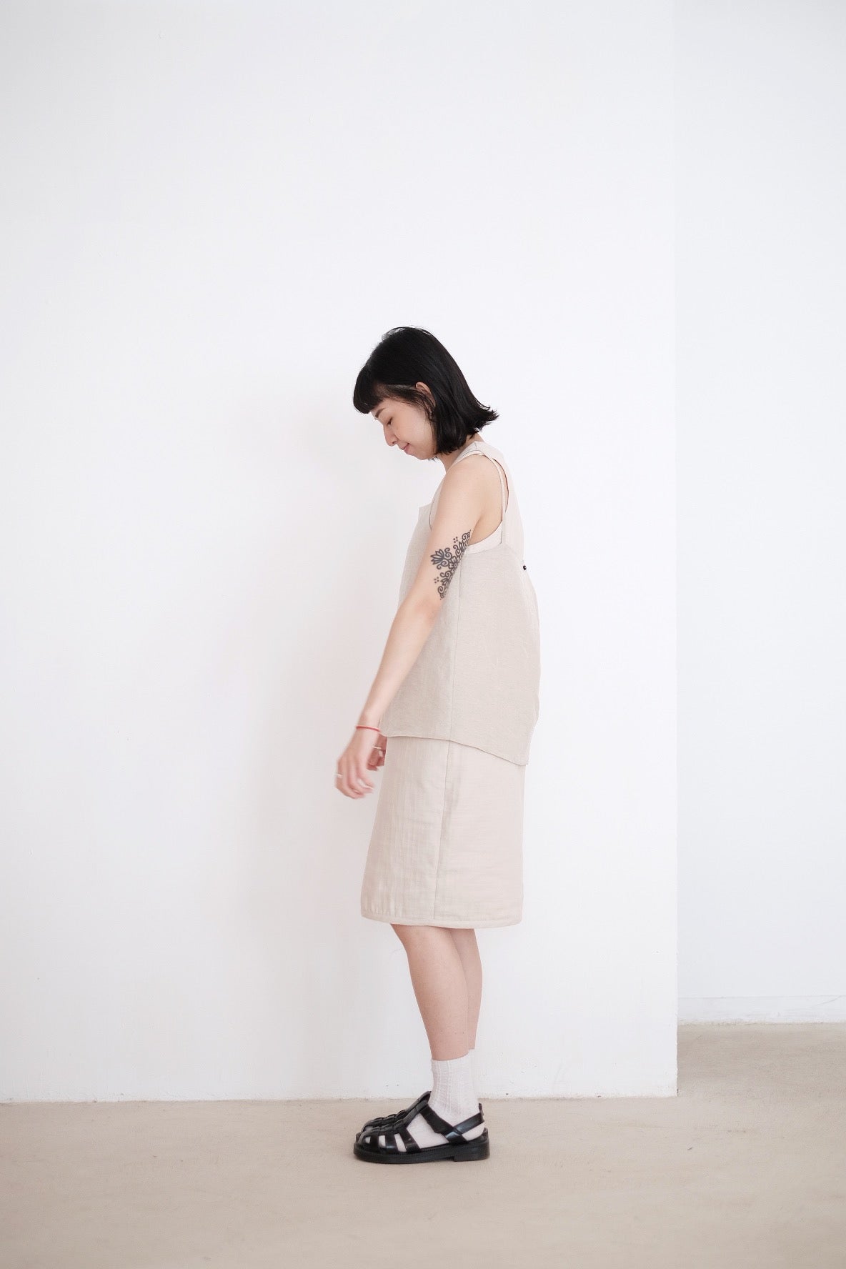 ISLA DRESS (BEIGE)