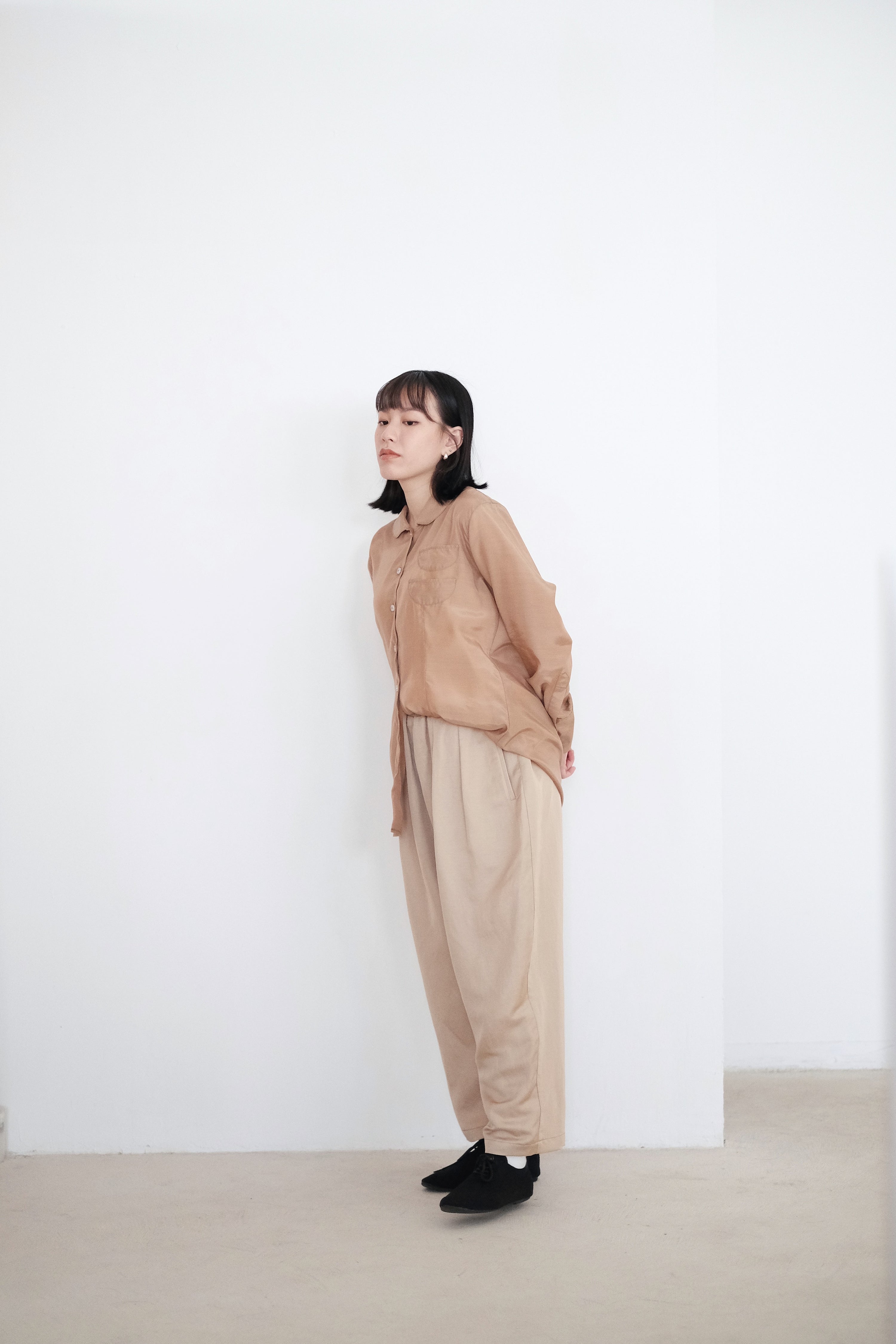 SHIORI PANTS (PALE YELLOW)