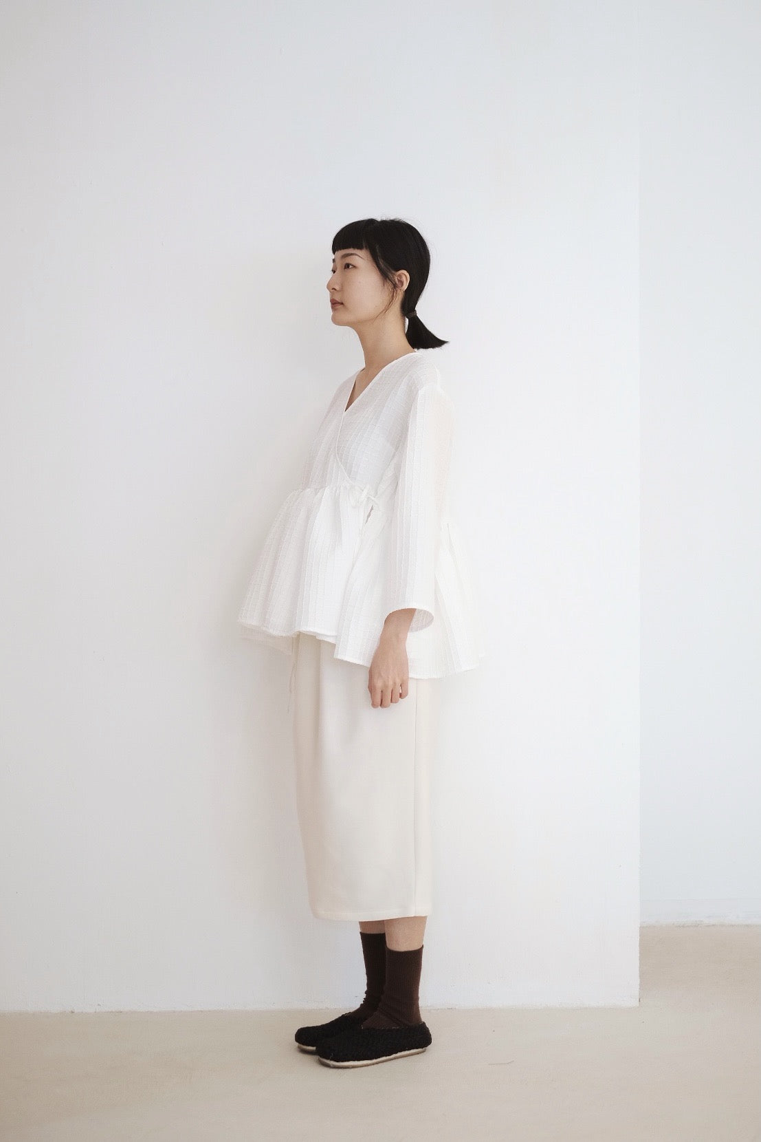 KĒKI LAYER BLOUSES WITH STRAPPING