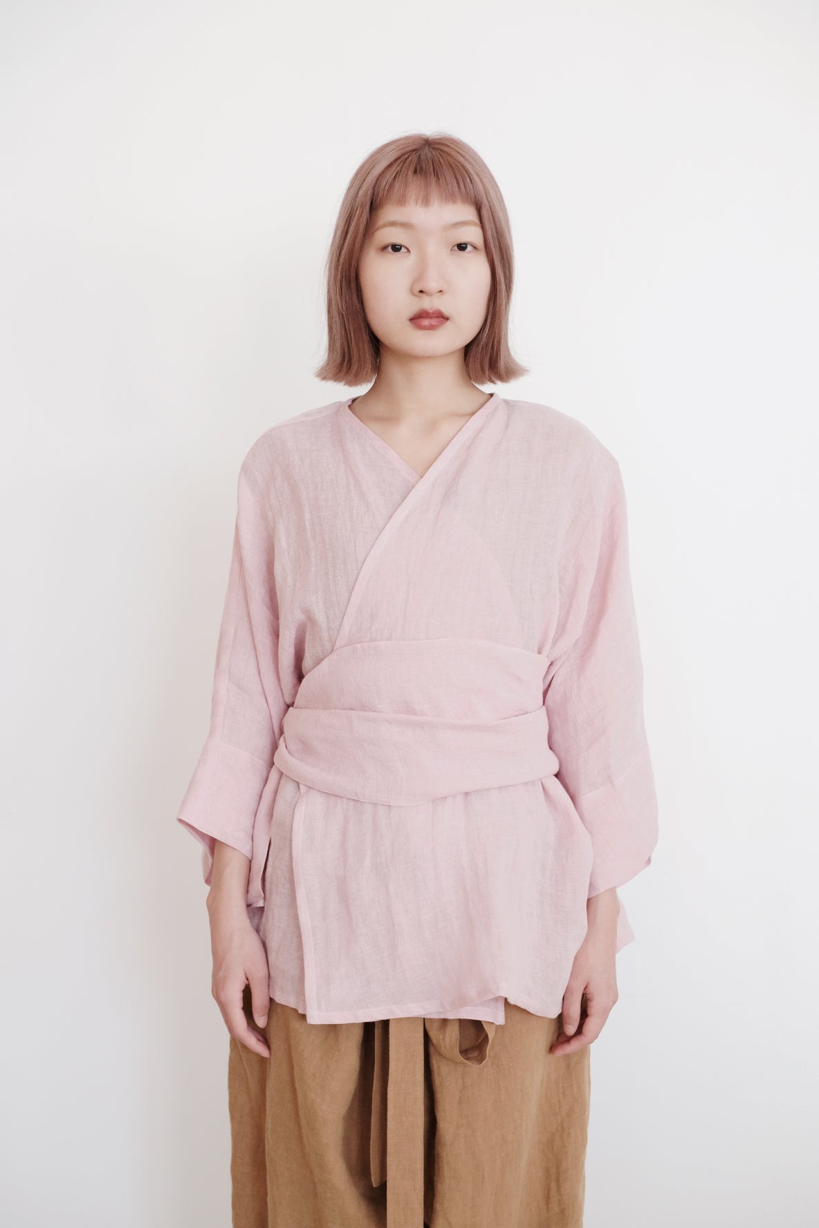 IMMY KIMONO JACKET (PINK) | 淺粉色和服式外套 (預售)