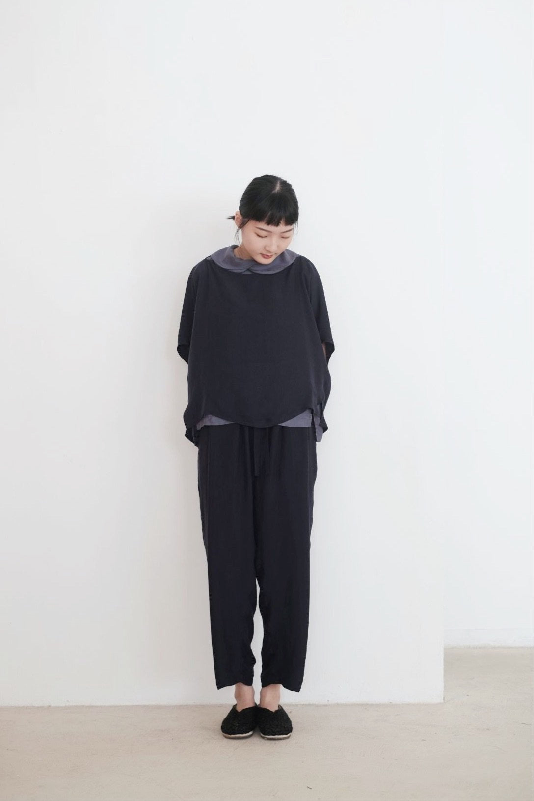 MINI SHIMIZU TOP (NAVY)