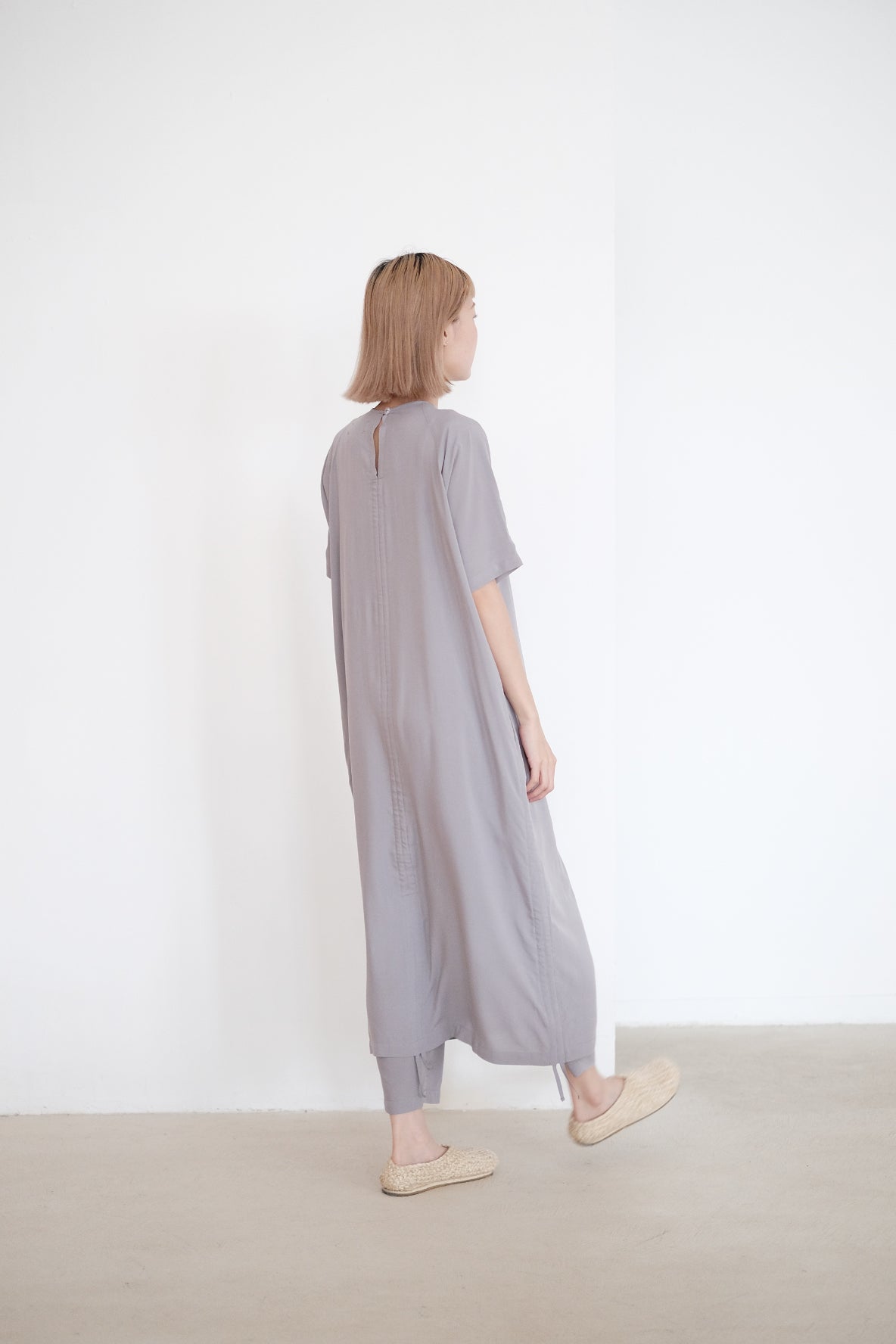 ABBY DRESS (LIGHT GREY)