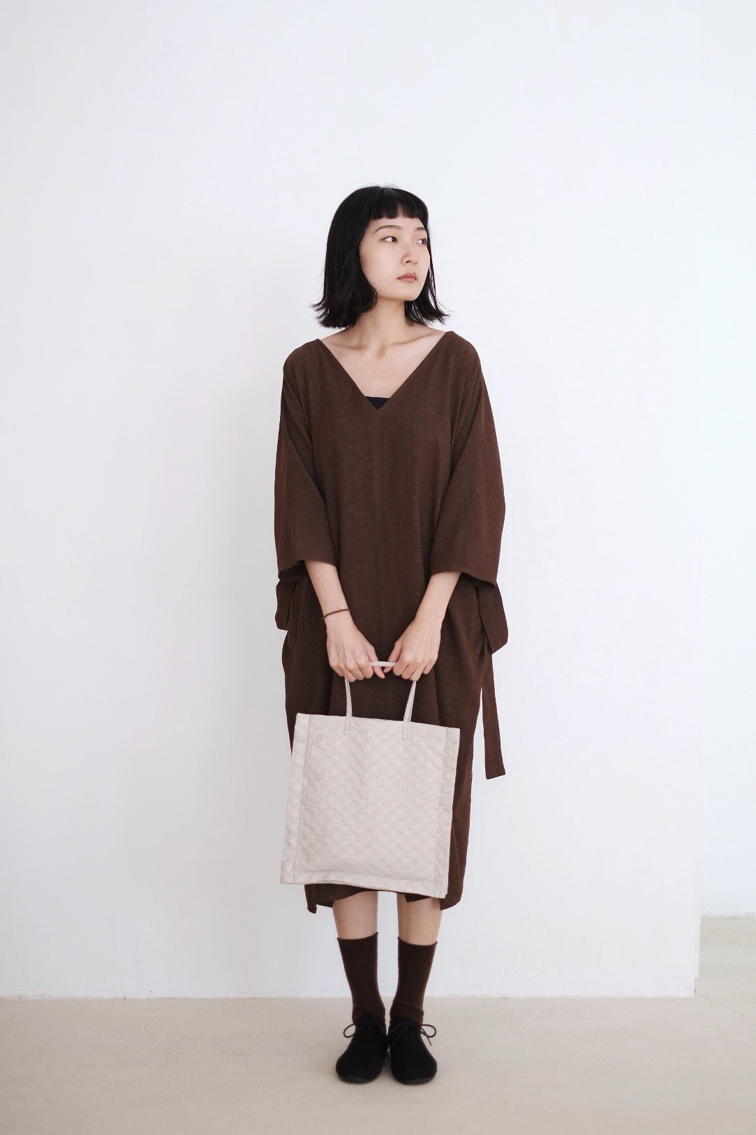 JYUN’s KIMONO DRESS IN DOUBLE GAUZE(PRE ORDER)