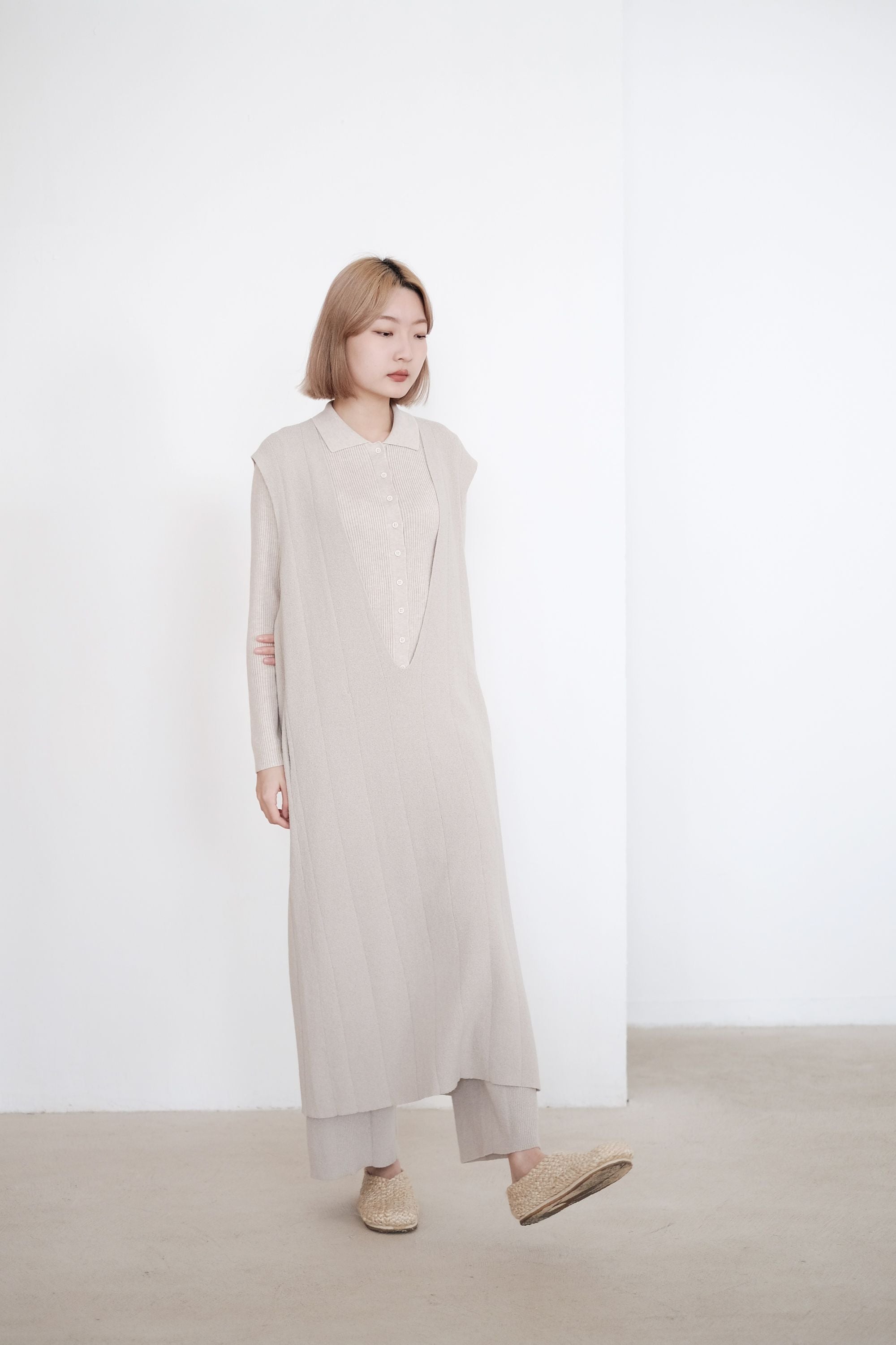 ESIN ONEPIECE (LIGHT GREY)