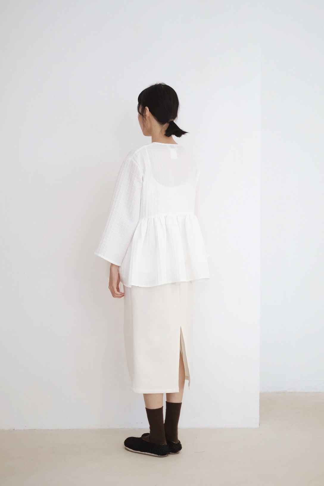 KĒKI LAYER BLOUSES WITH STRAPPING