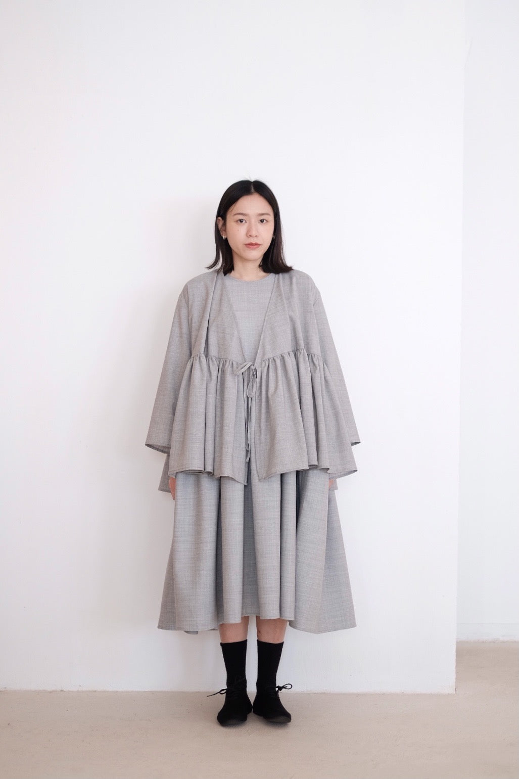 KĒKI LAYER BLOUSES IN GREY