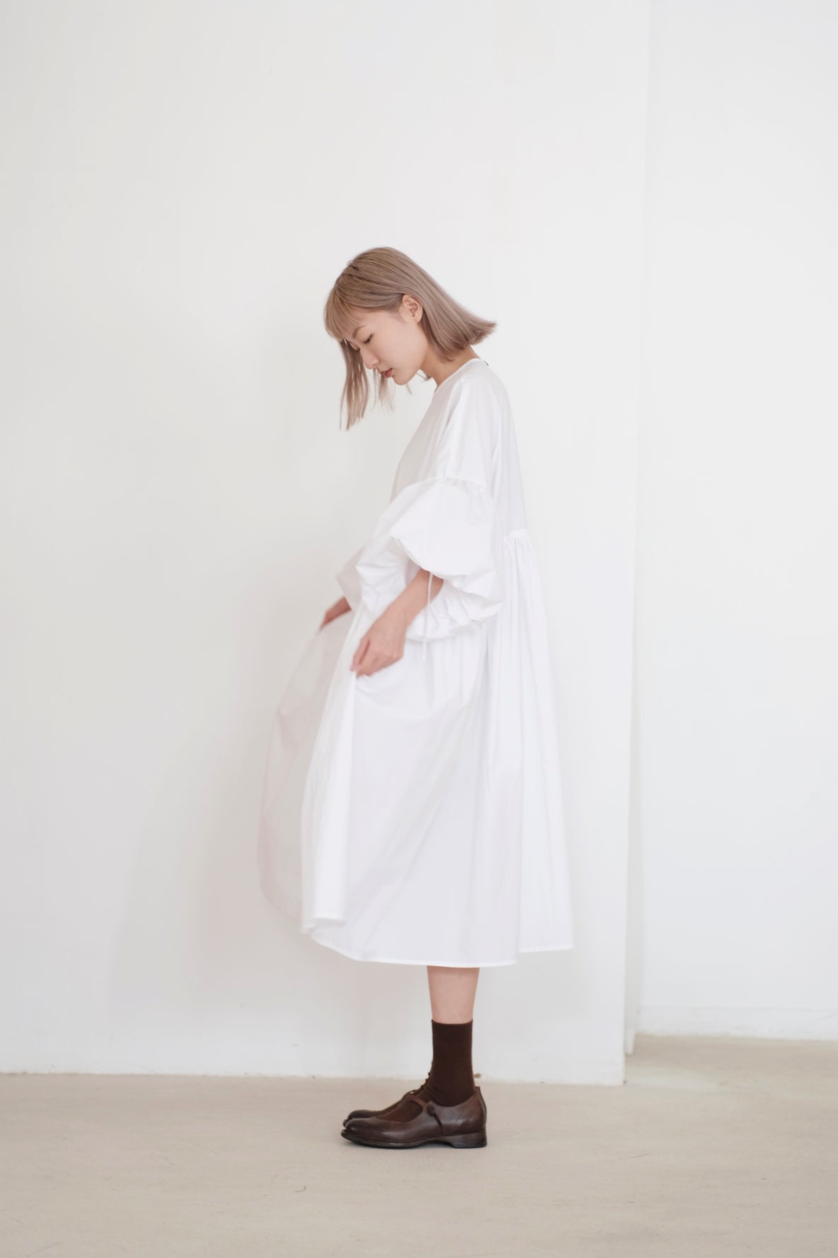 NORA DRESS (WHITE)